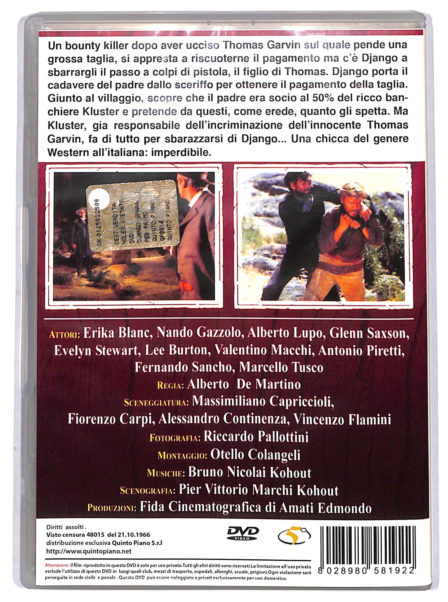 EBOND django spara per primo DVD D694519