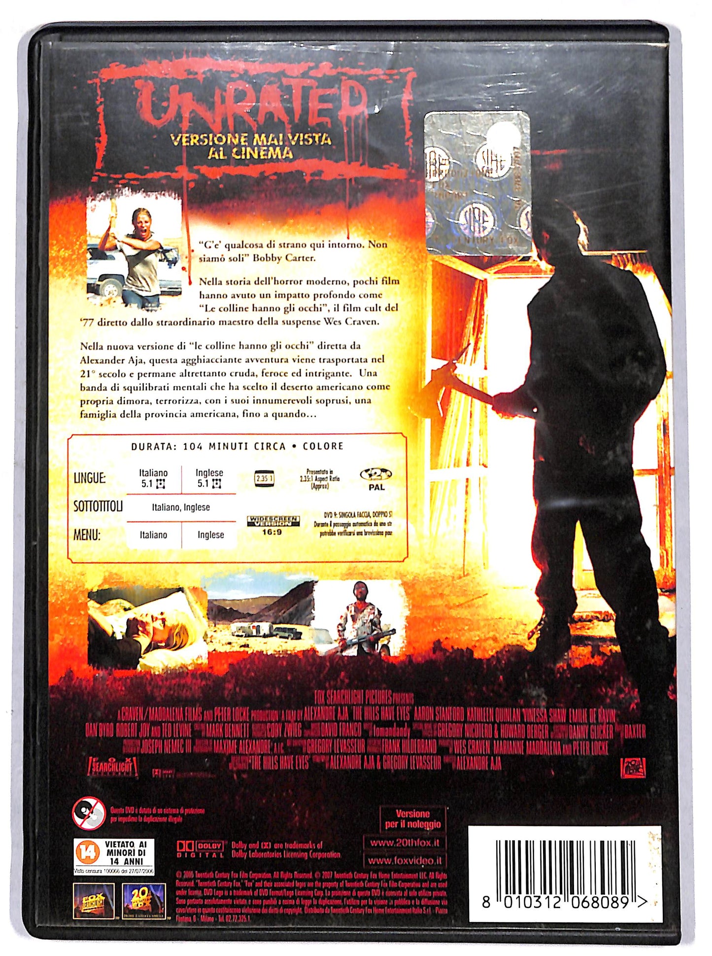 EBOND Le colline hanno gli occhi NOLEGGIO DVD D694531