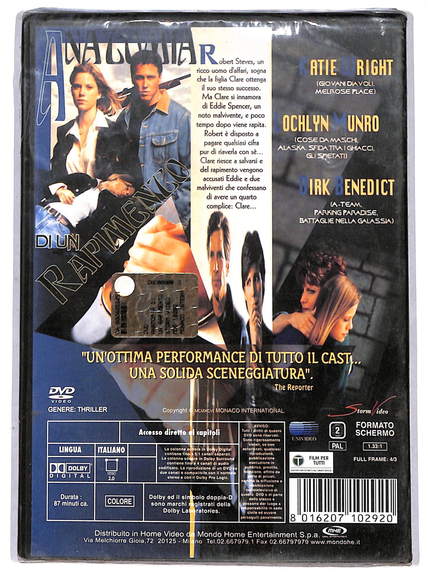 EBOND anatomia di un rapimento DVD D694534