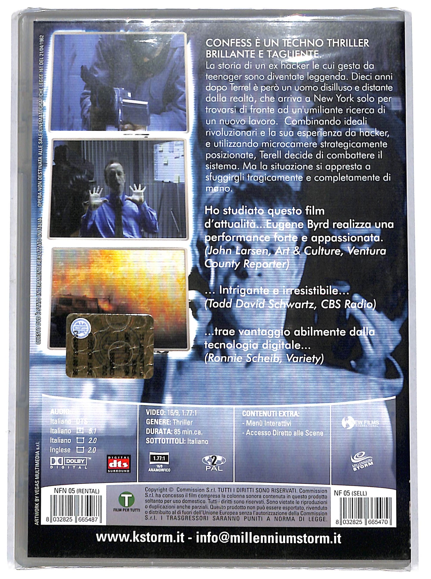 EBOND Confess EDITORIALE DVD D694550