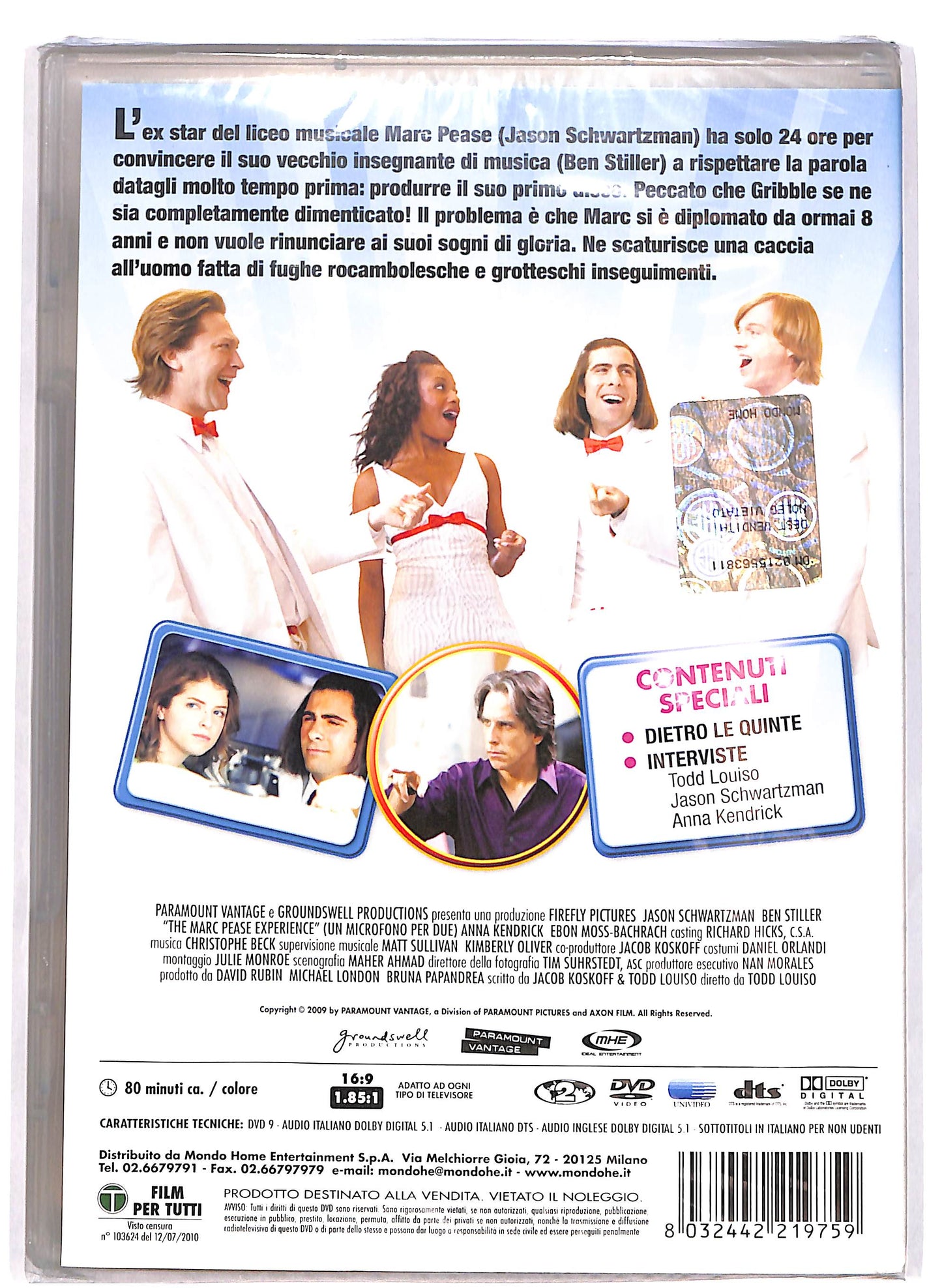 EBOND Un microfono per due DVD D694656