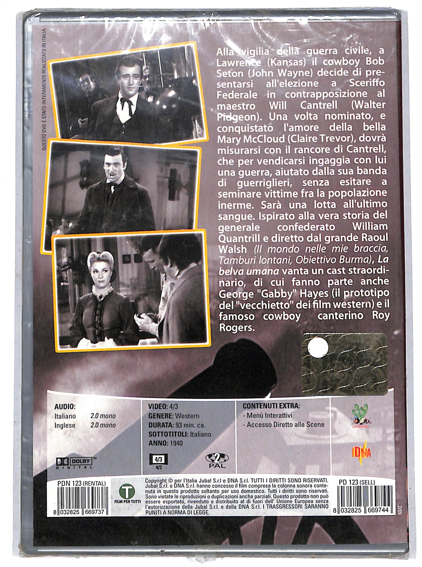 EBOND La belva umana  EDITORIALE DVD D694723