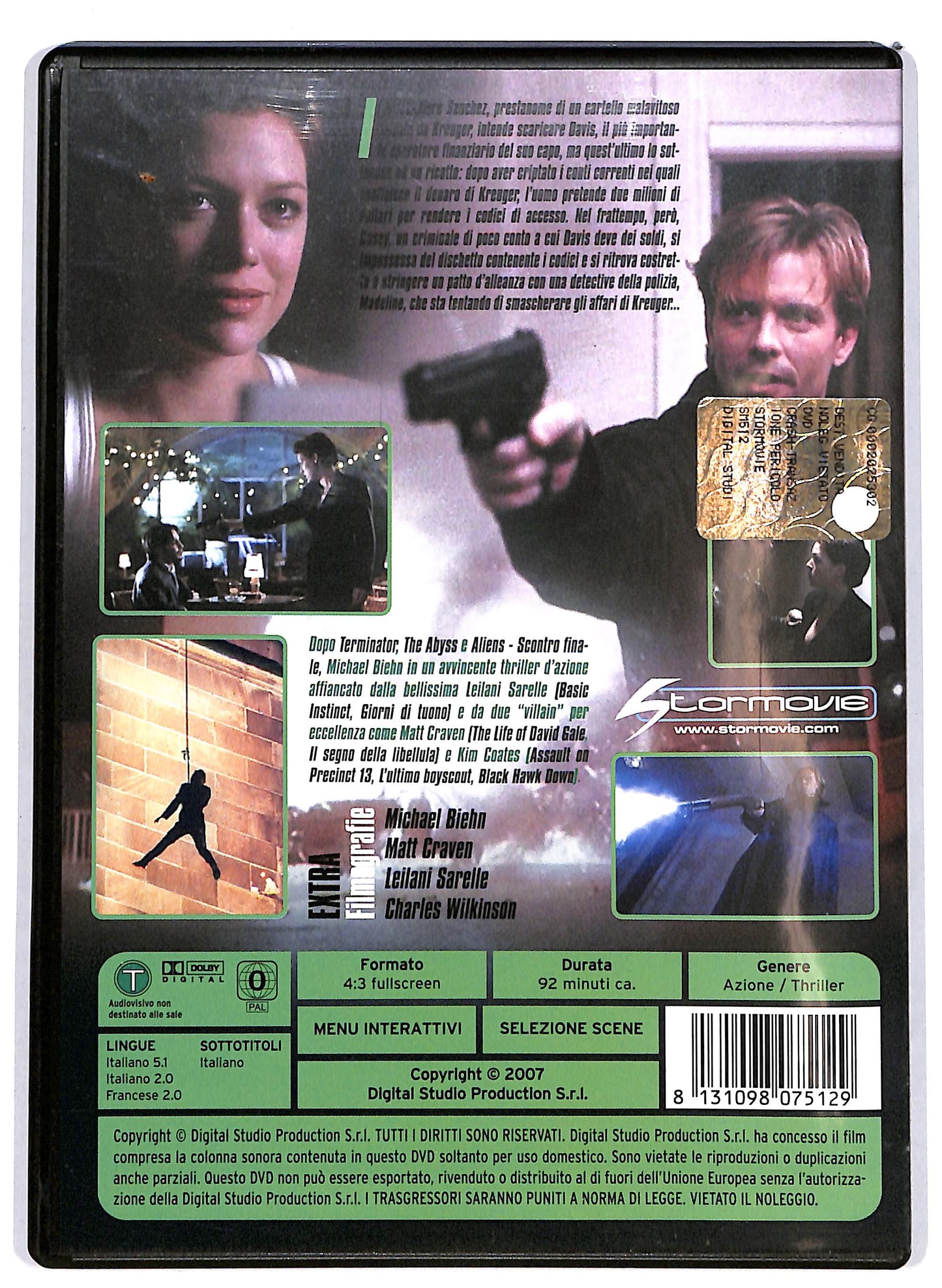 EBOND Crash Transazione pericolosa DVD D694826