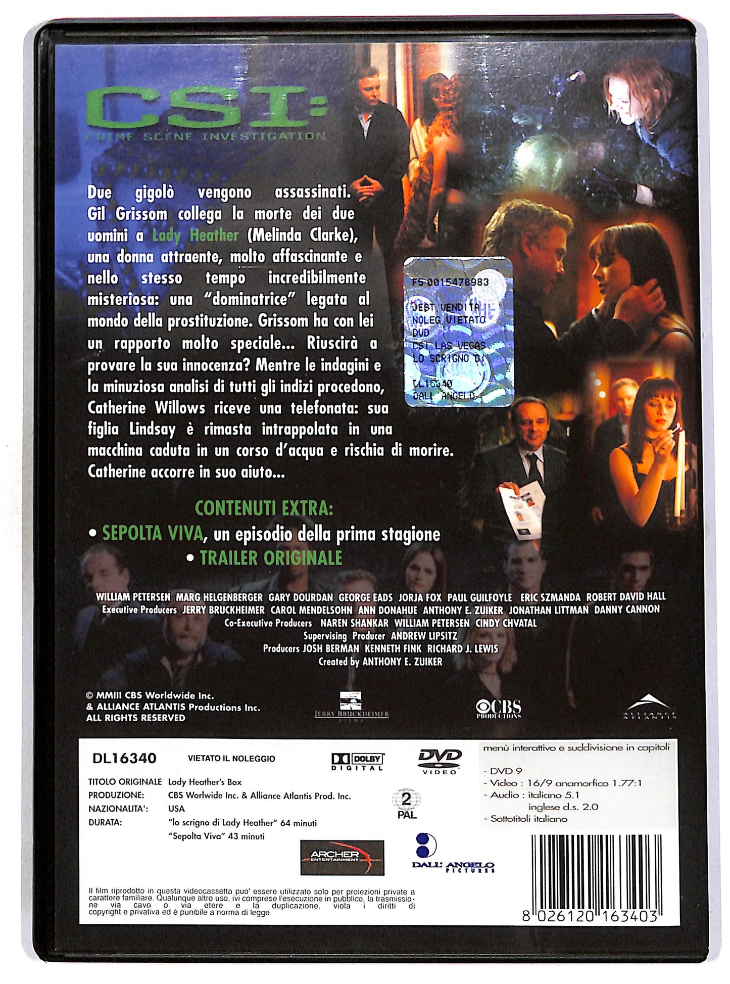 EBOND CSI - Lo scrigno di Lady Heather - Il film DVD D694915
