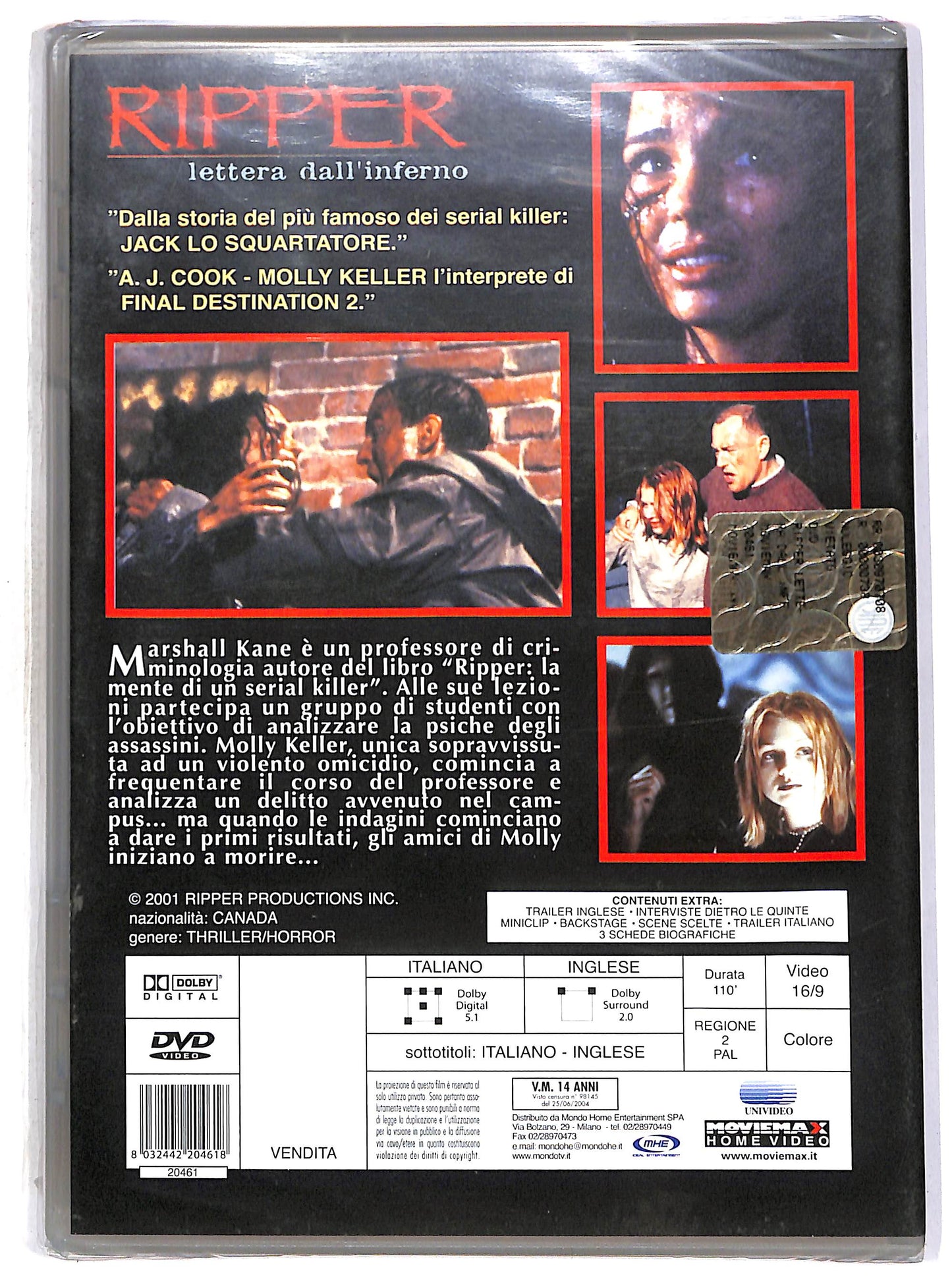 EBOND Ripper - Lettera dall'inferno DVD D694936