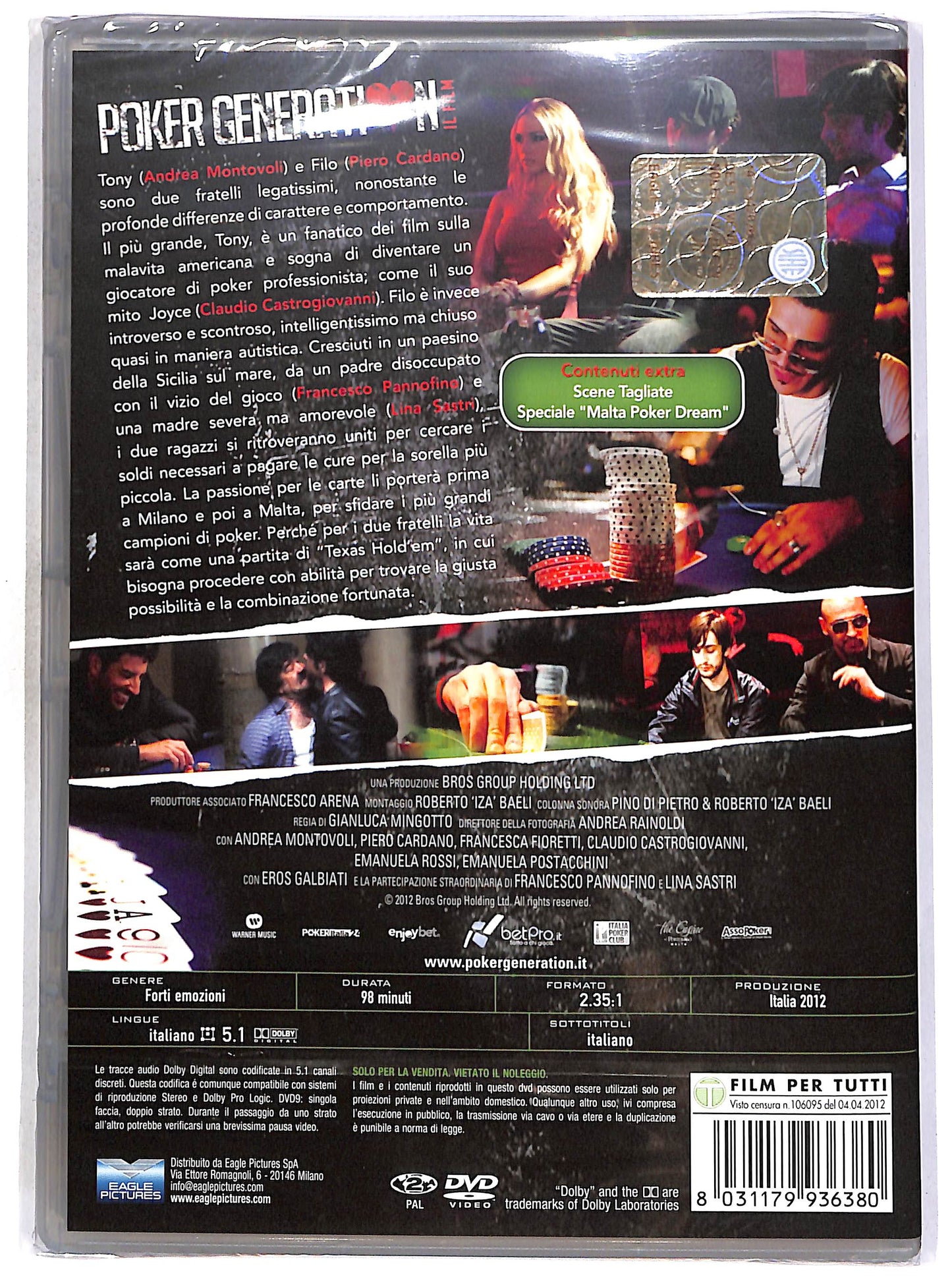 EBOND Poker Generation - Il film DVD D694948
