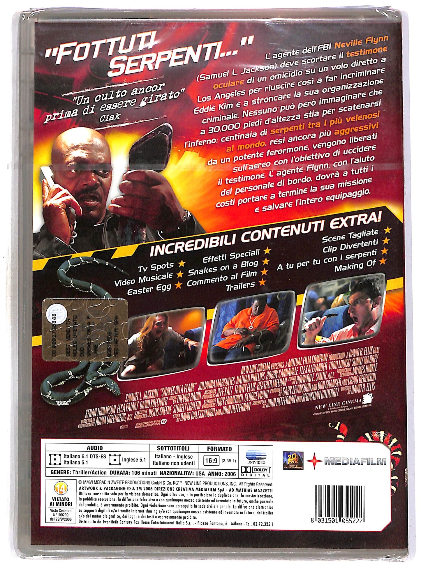 EBOND Snakes of a Plane EDIZIONE SPECIALE DVD D695001