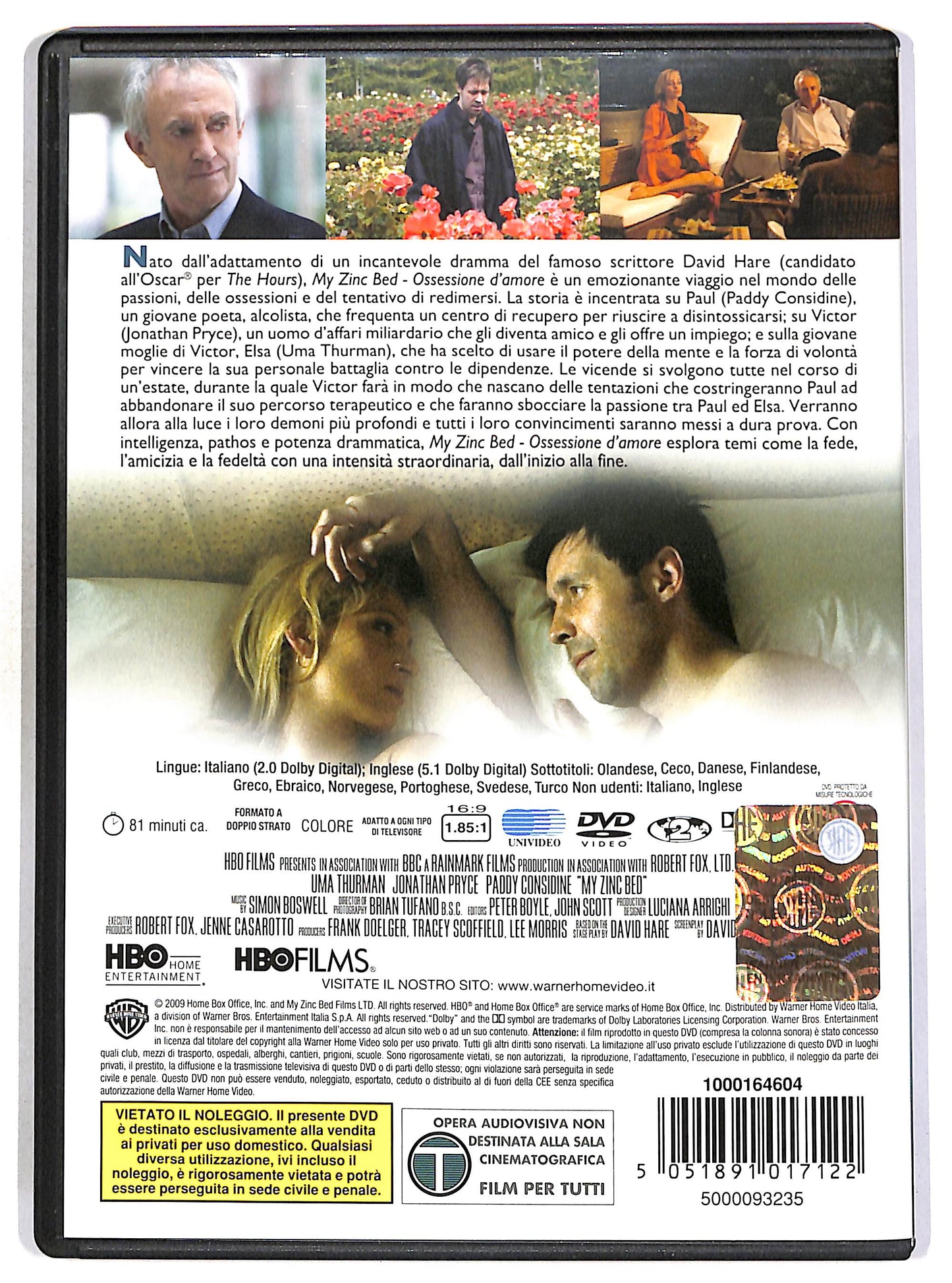 EBOND My Zinc Bed - Ossessione d'amore DVD D695019