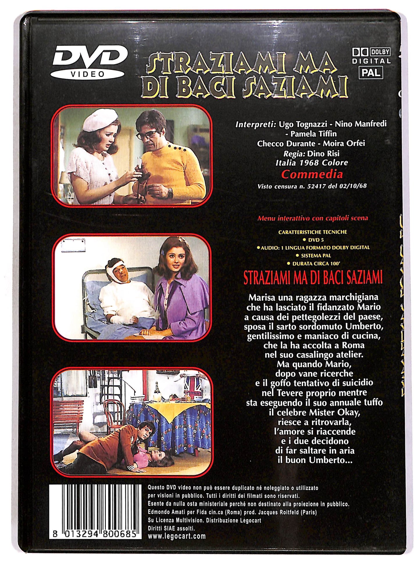 EBOND Straziami ma di baci saziami DVD D695115