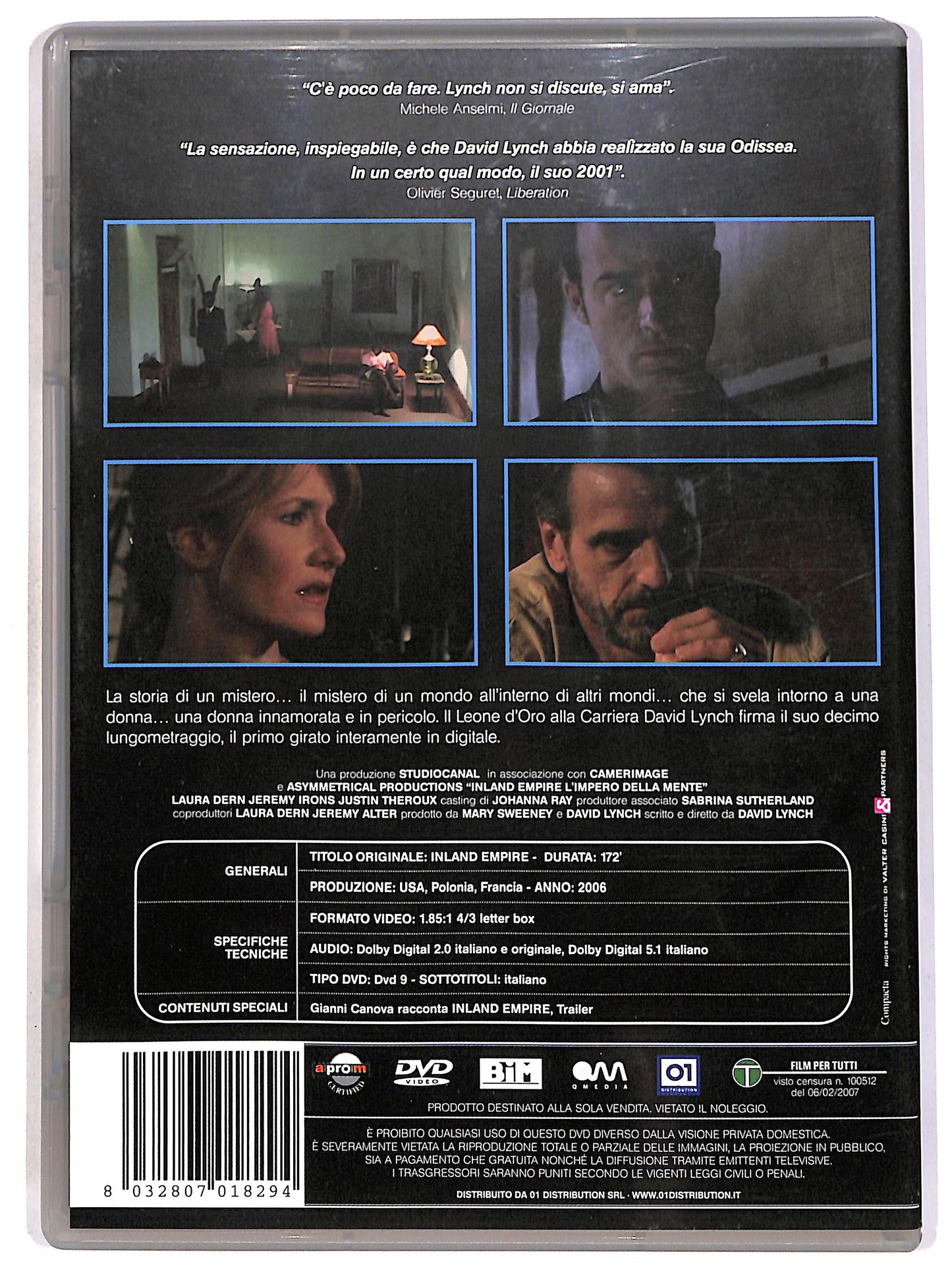 EBOND Inland Empire - L'impero della mente DVD D695340
