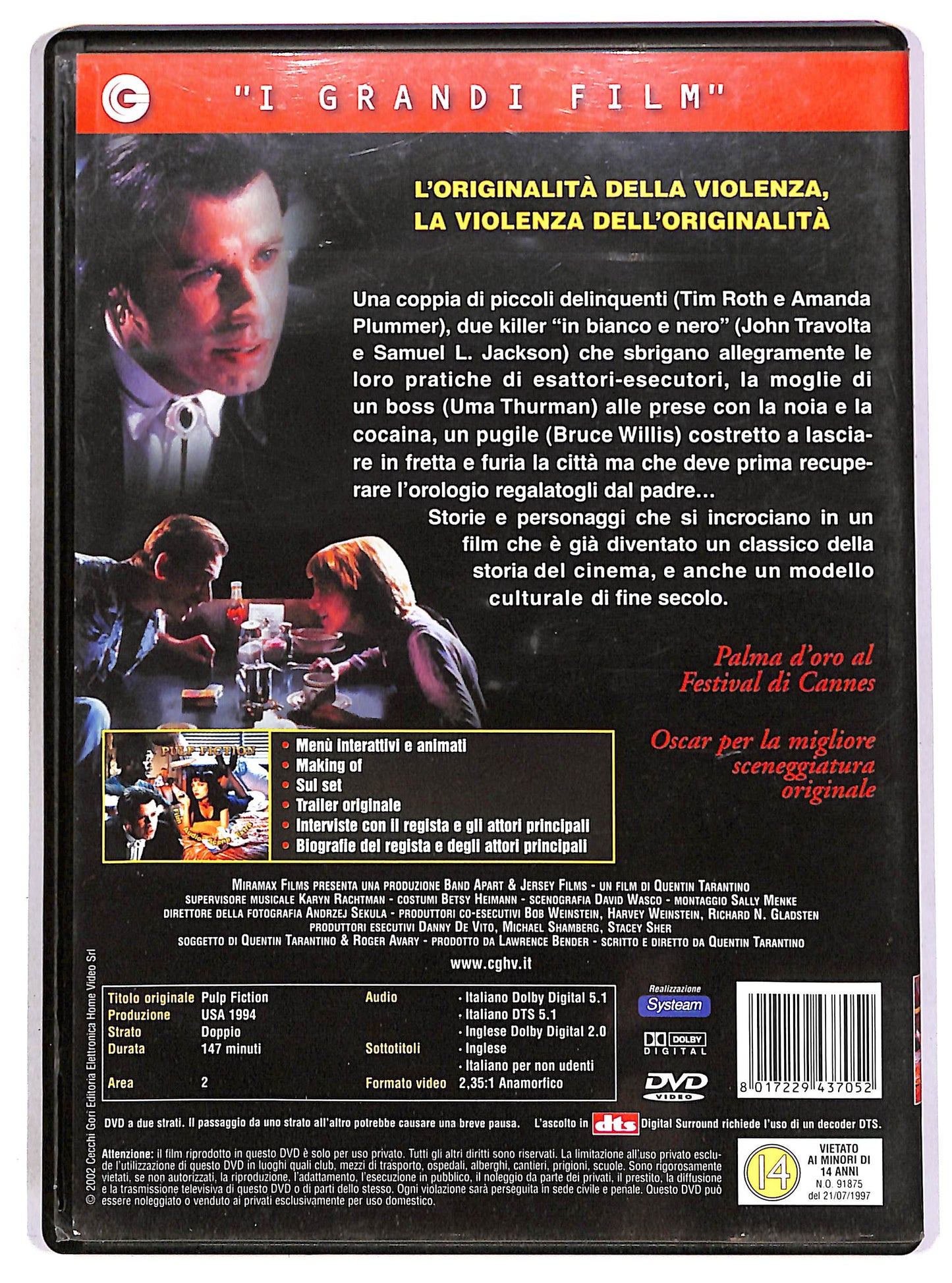 EBOND Pulp Fiction DVD D695413
