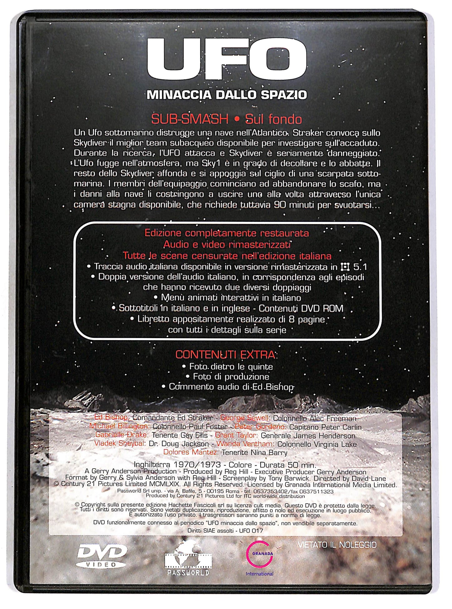 EBOND UFO Vol 17 - Sub-Smash - Sul fondo EDITORIALE DVD D695445