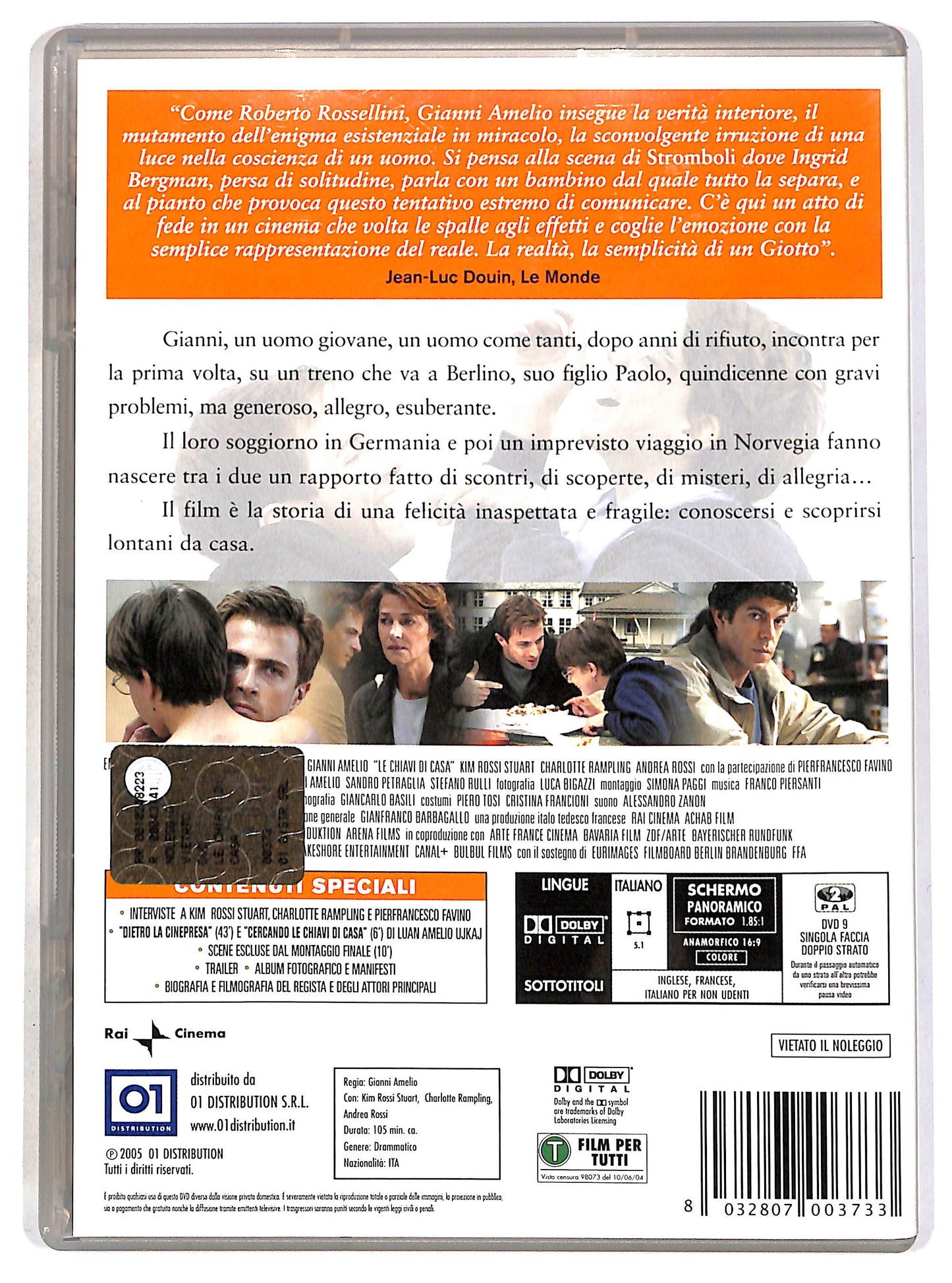 EBOND Le chiavi di casa DVD D695513
