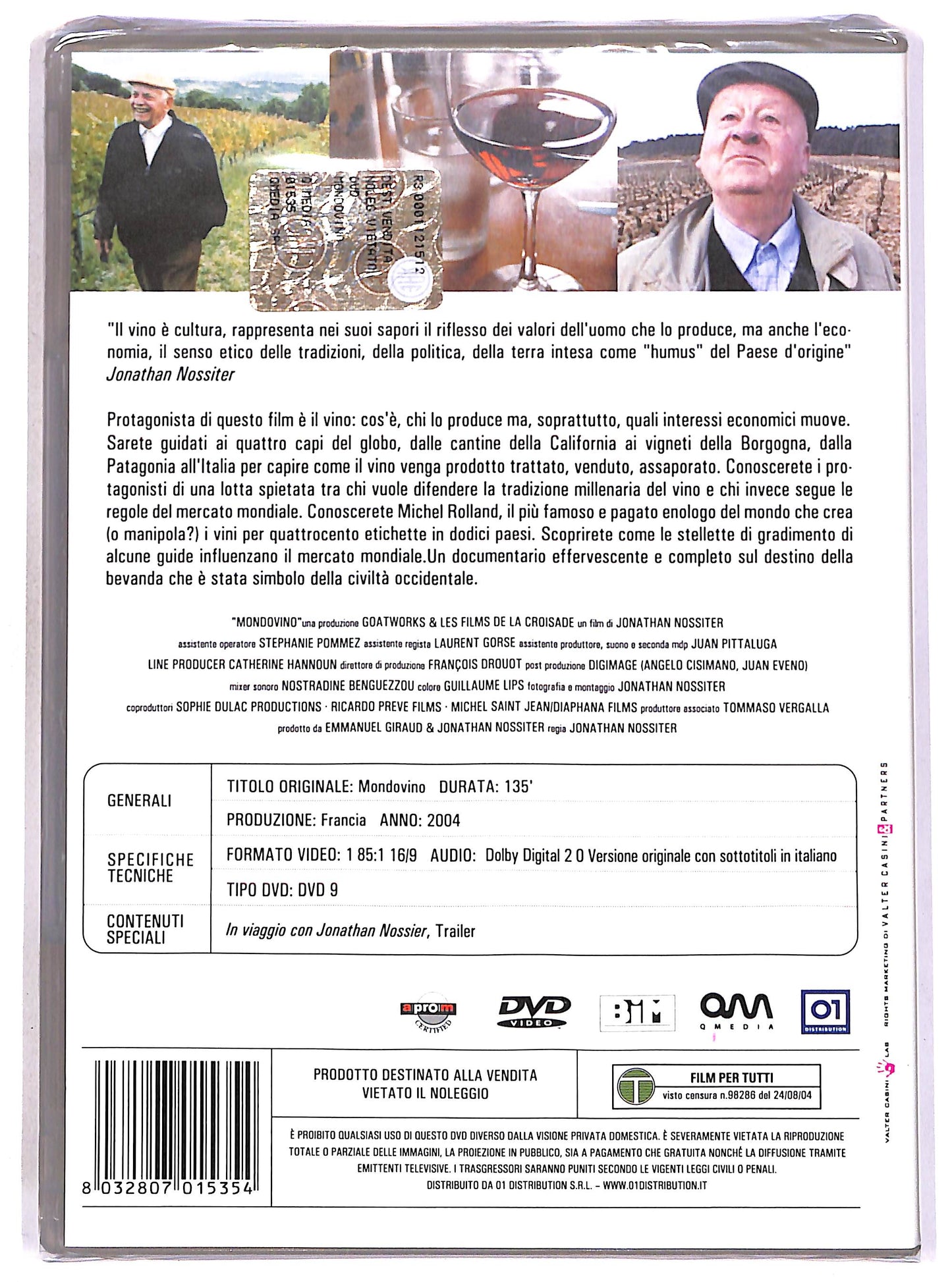 EBOND Mondovino DVD D695540