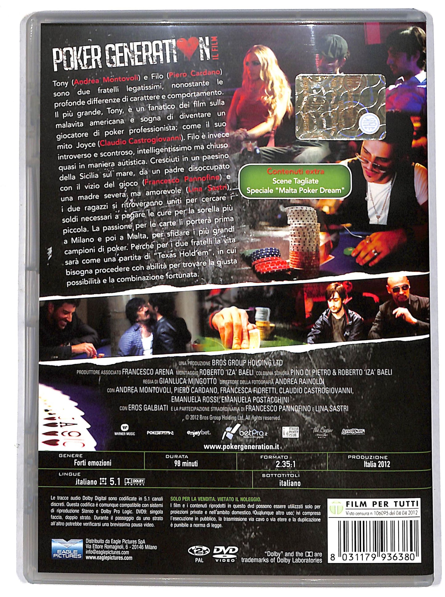 EBOND poker generation - il film DVD D695639