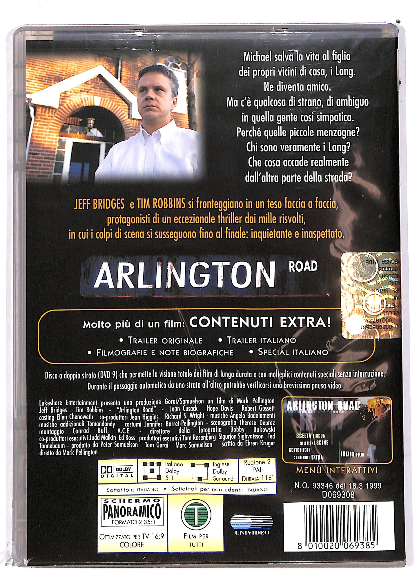 EBOND Arlington Road - L'inganno DVD D695706
