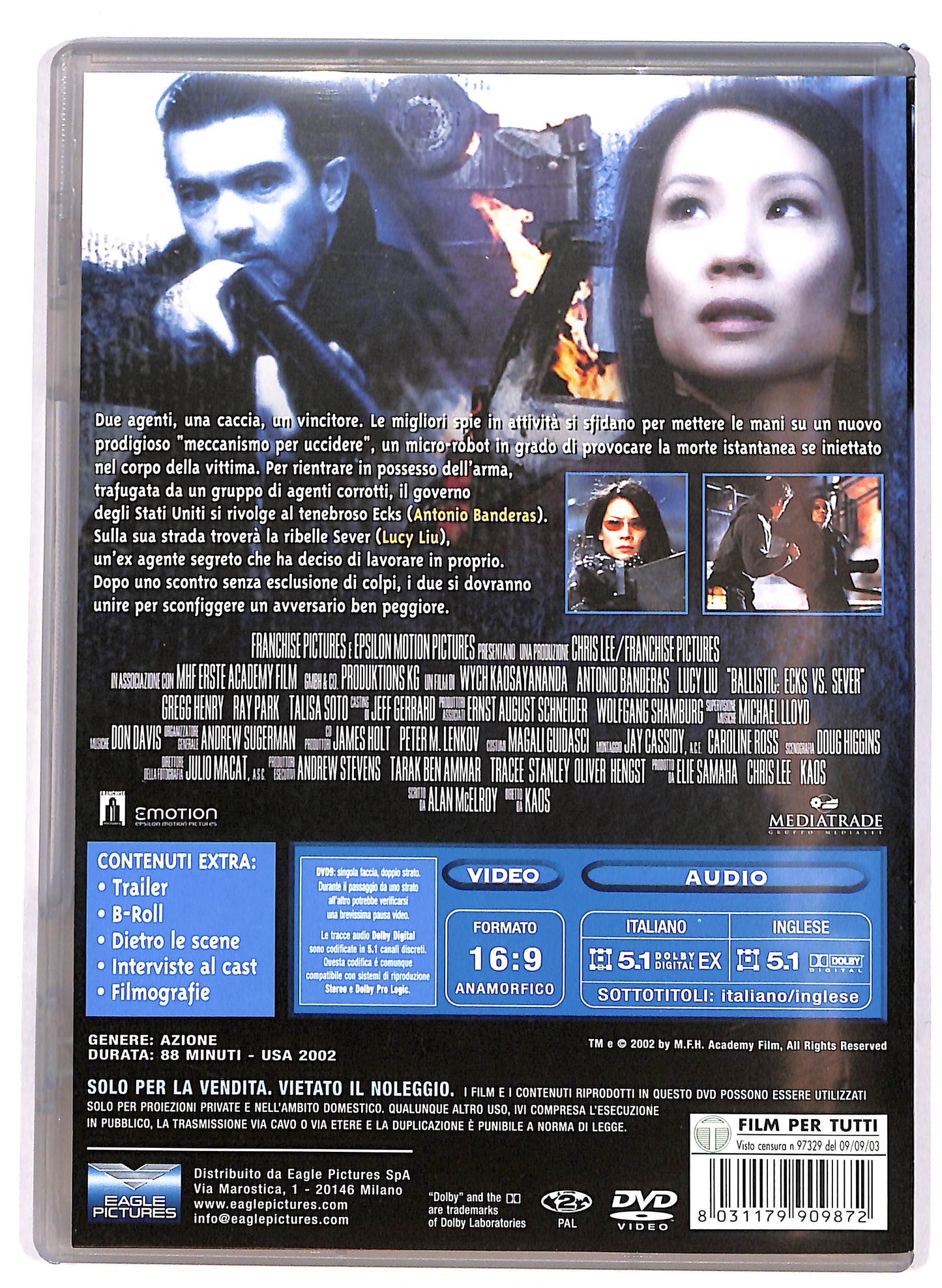 EBOND Ballistic DVD D695708