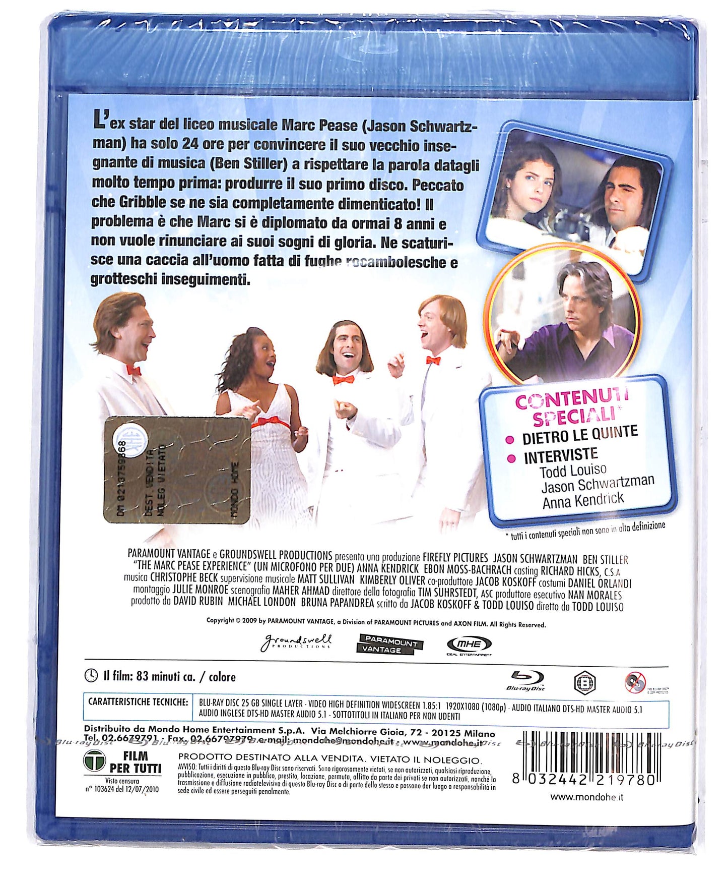 EBOND Un microfono per due BLURAY D695725