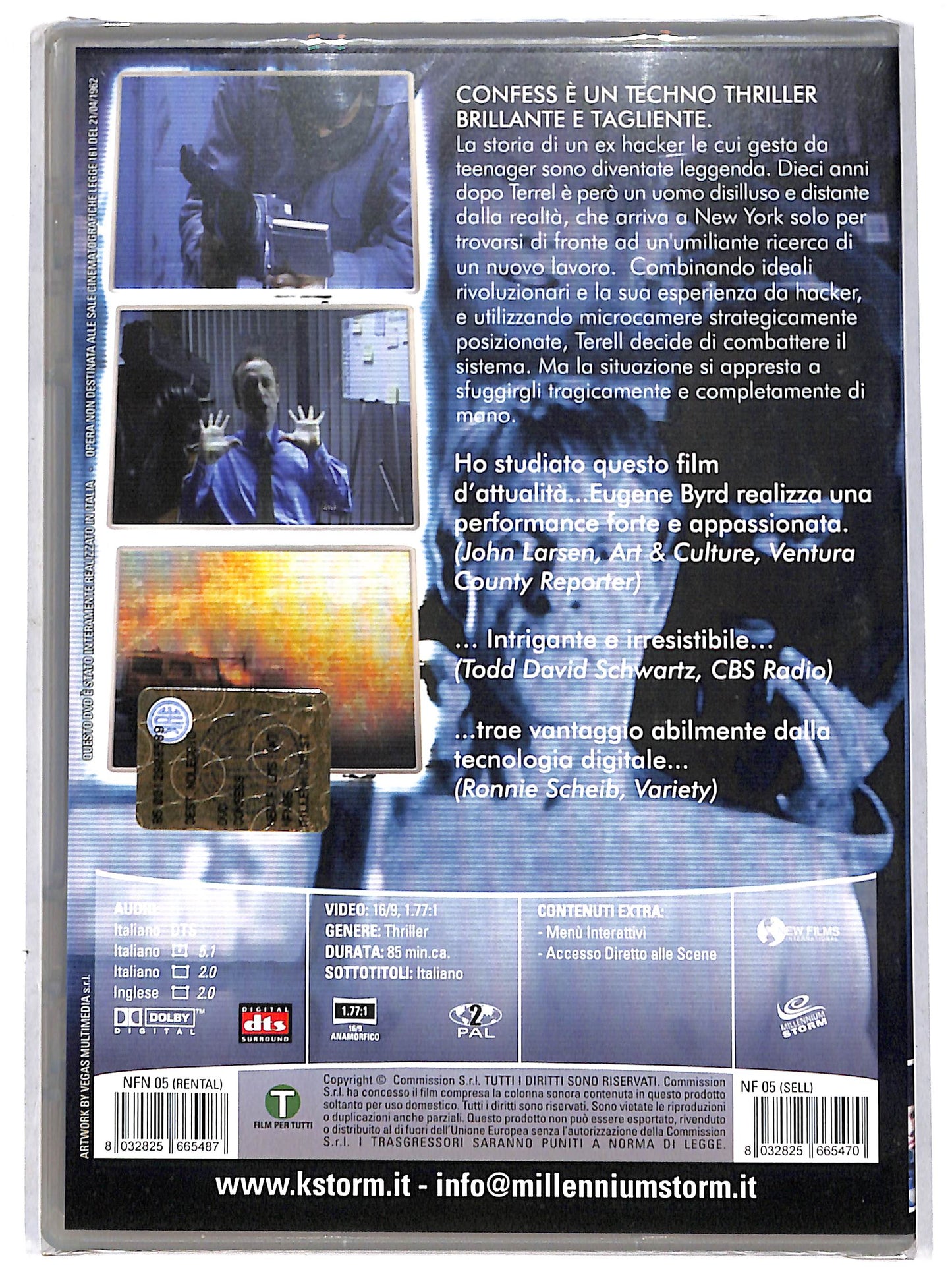 EBOND Confess EDITORIALE DVD D695806