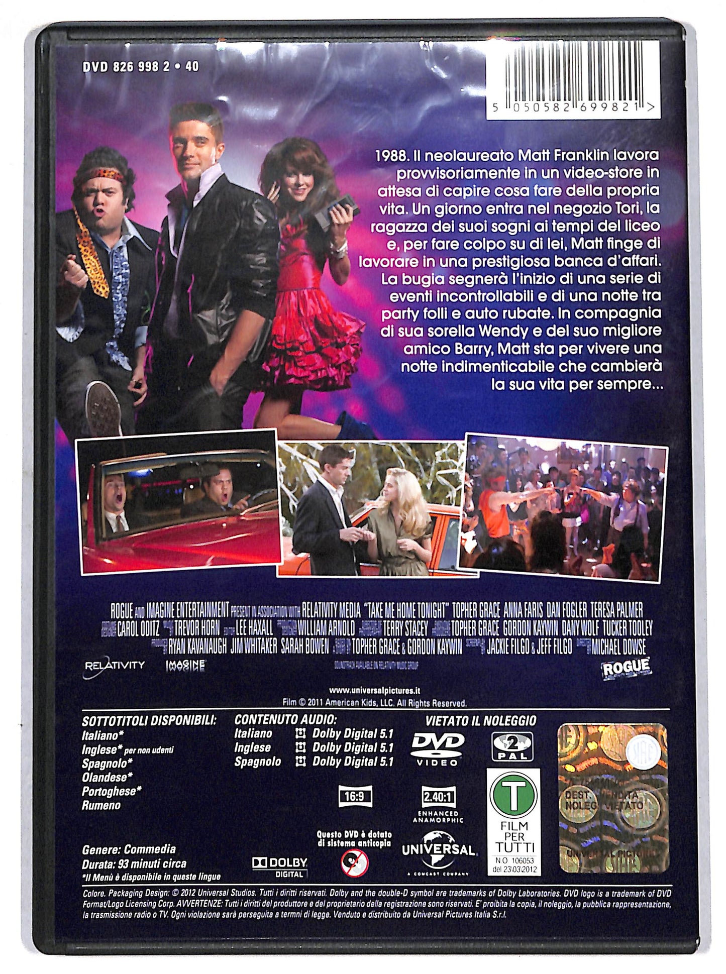 EBOND take me home tonight DVD D695827