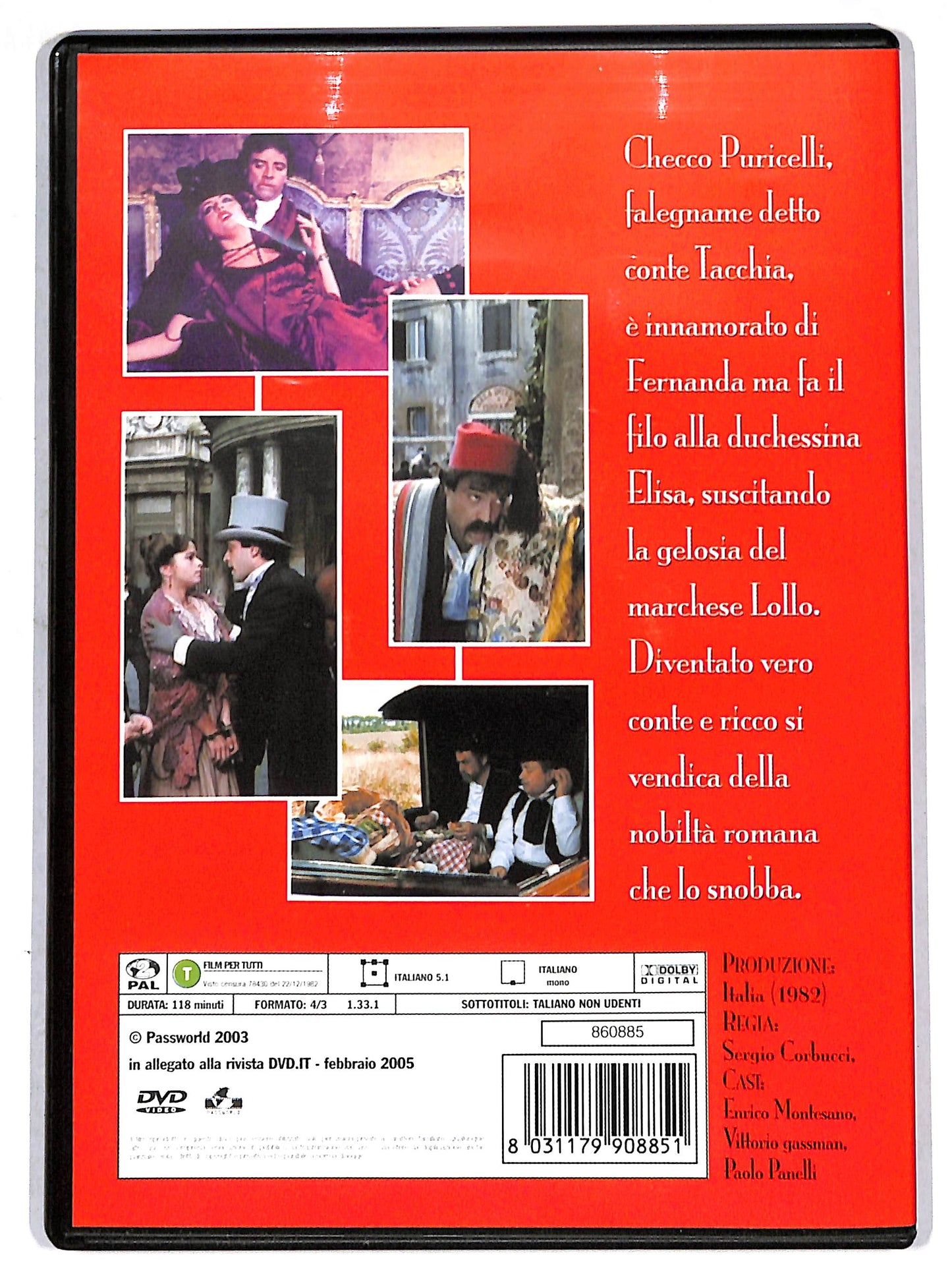EBOND il conte tacchia DVD D695829