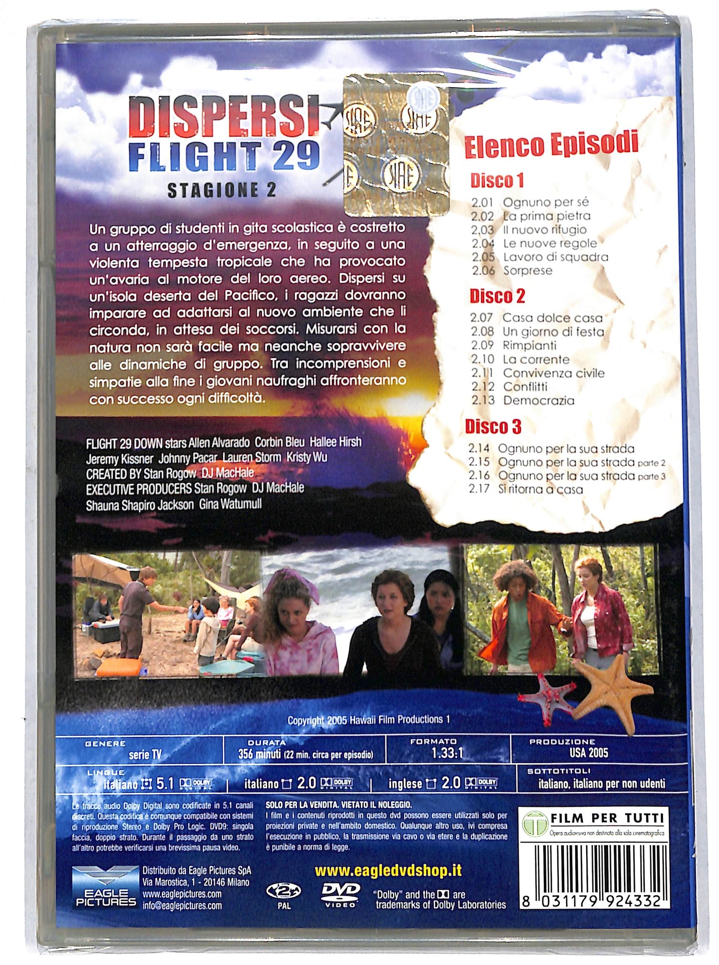 EBOND dispersi flight 29 - stagione 2 DVD D695836