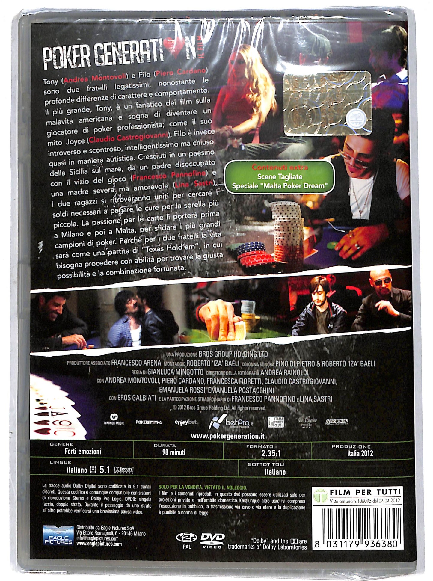 EBOND poker generation DVD D695865
