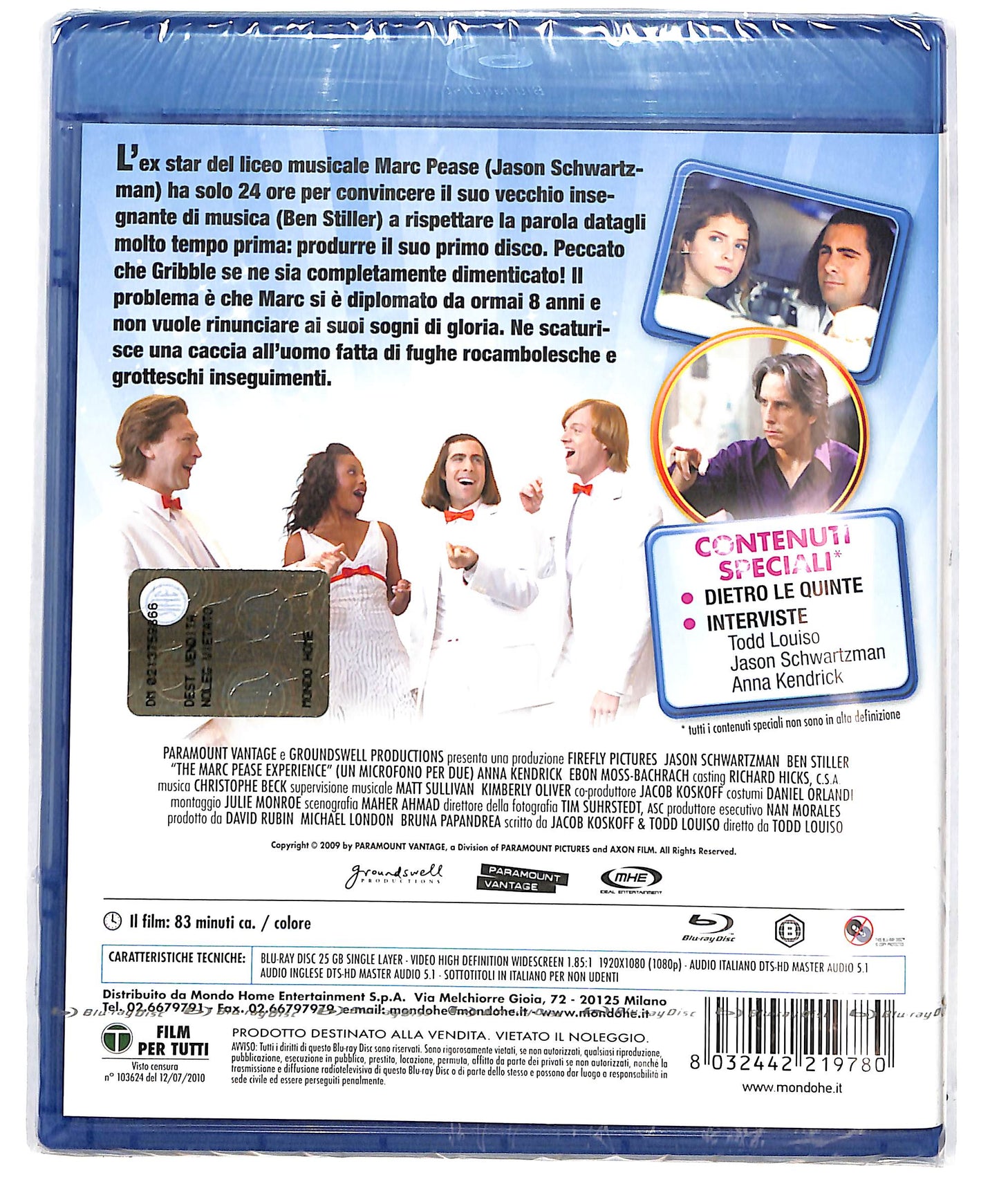 EBOND Un microfono per due BLURAY D695923