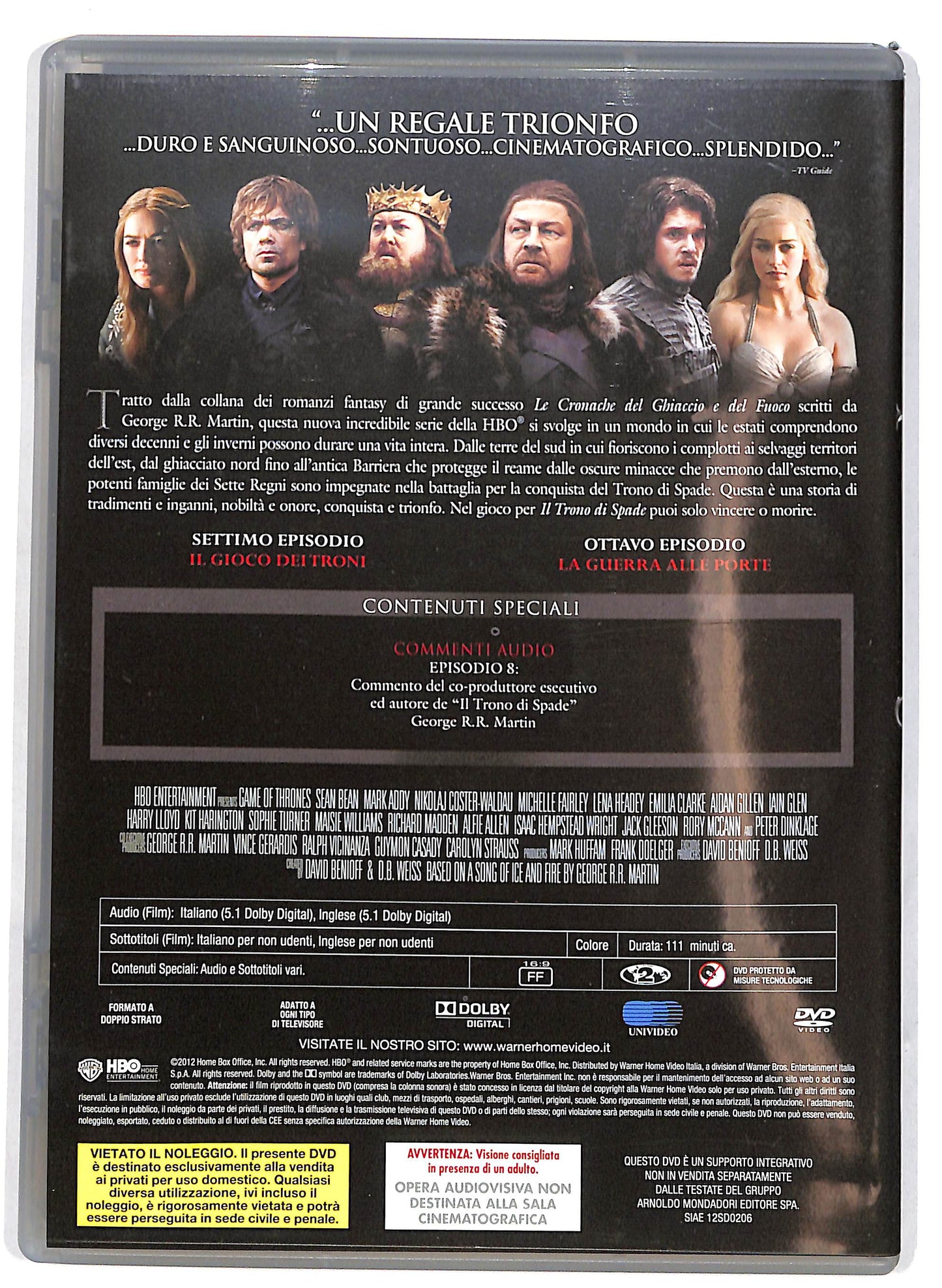 EBOND Il Trono di Spade Prima Stagione vol.4 EDITORIALE DVD D696107