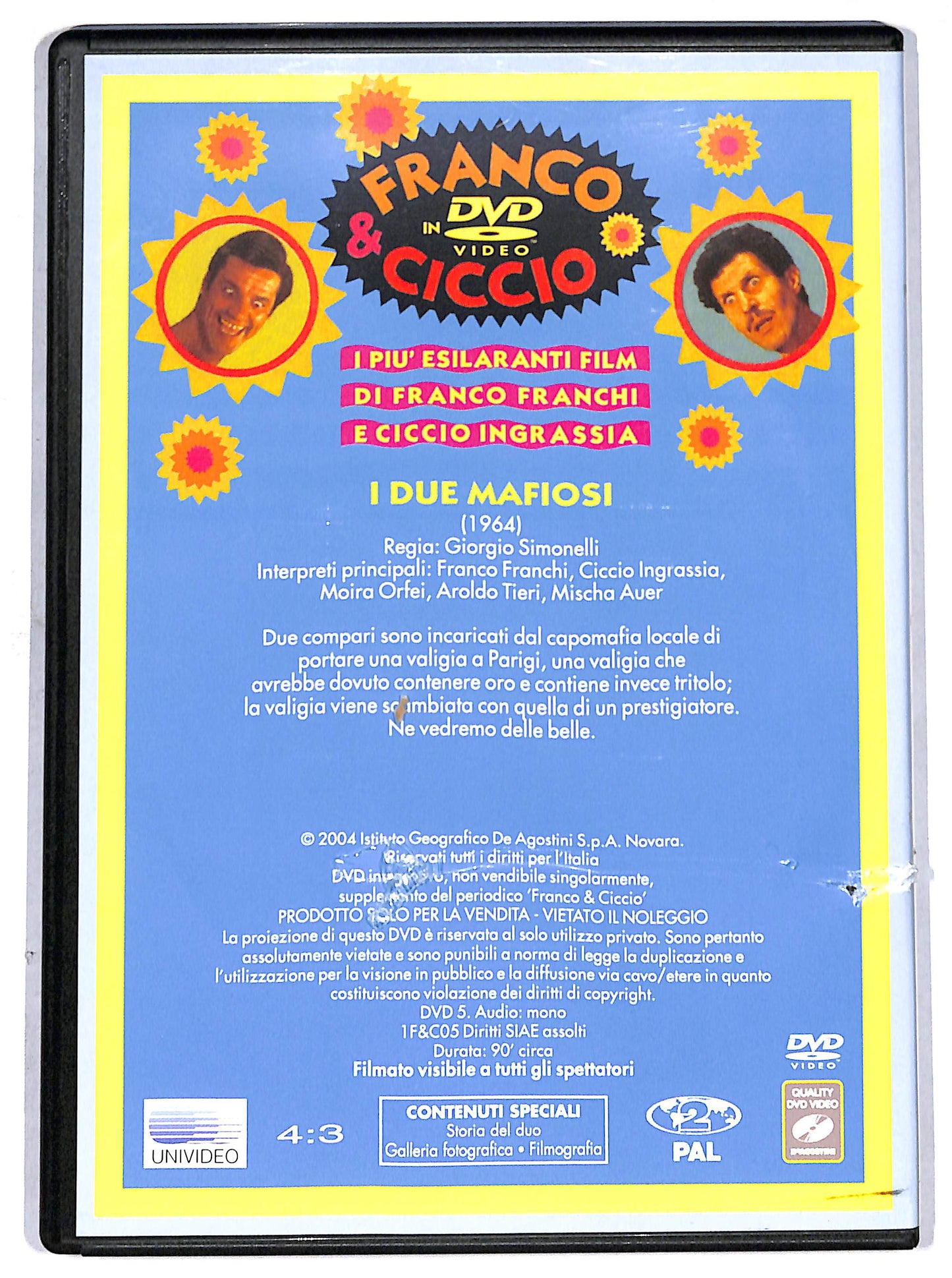 EBOND Franco e Ciccio - I due mafiosi EDITORIALE DVD D696318
