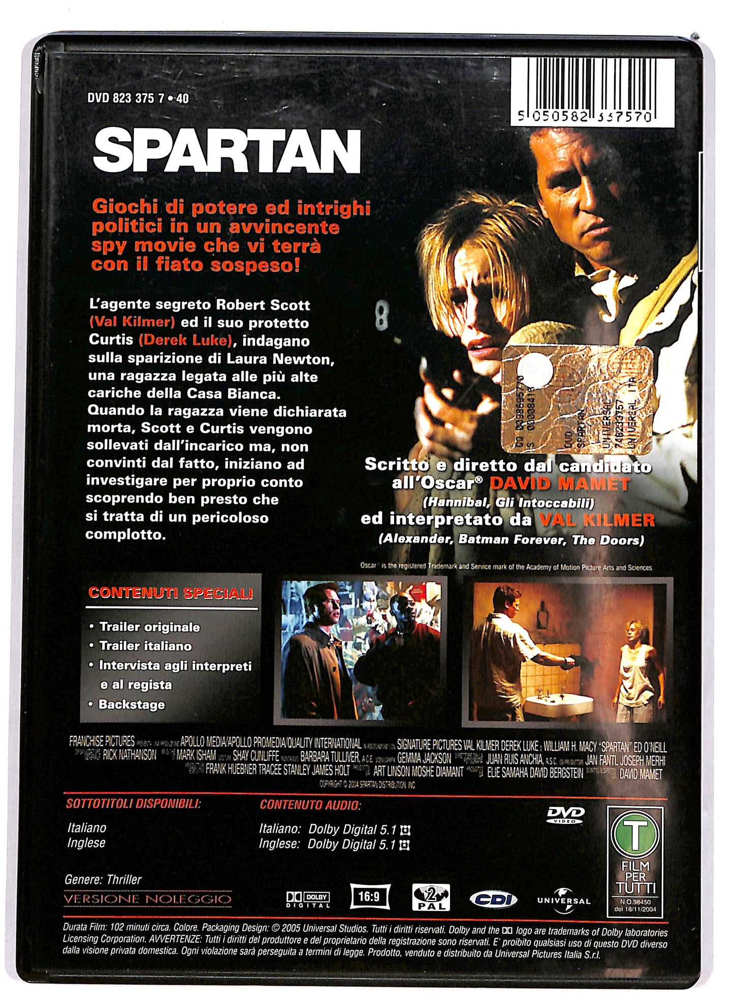EBOND Spartan NOLEGGIO DVD D696517