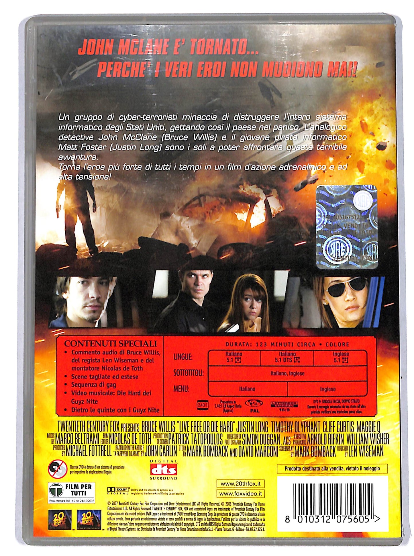 EBOND die hard - vivere o morire DVD D696863