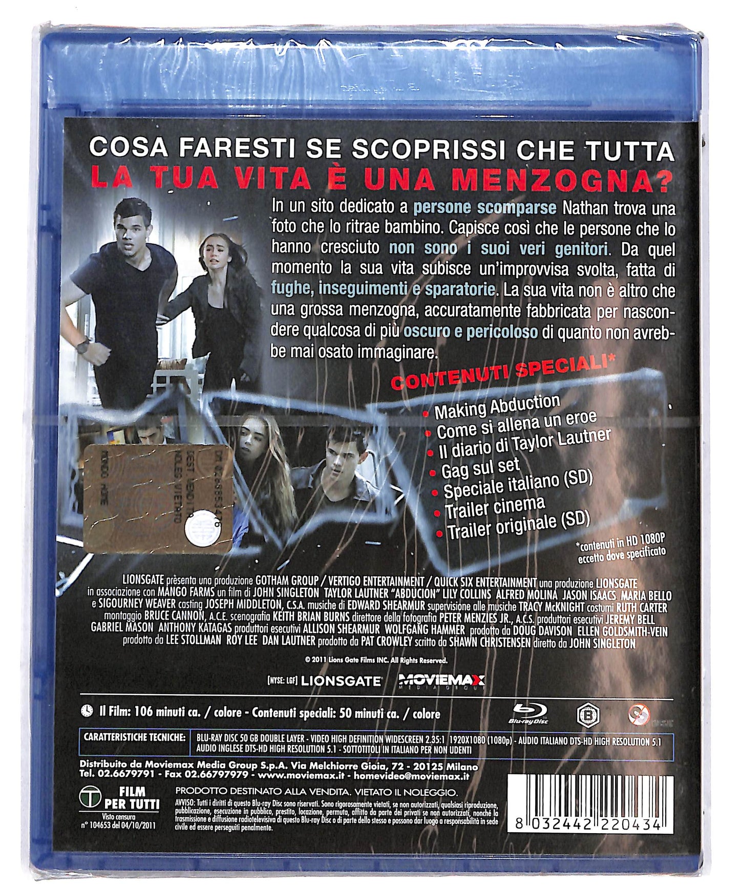 EBOND Abduction - Riprenditi la tua vita BLURAY D696932