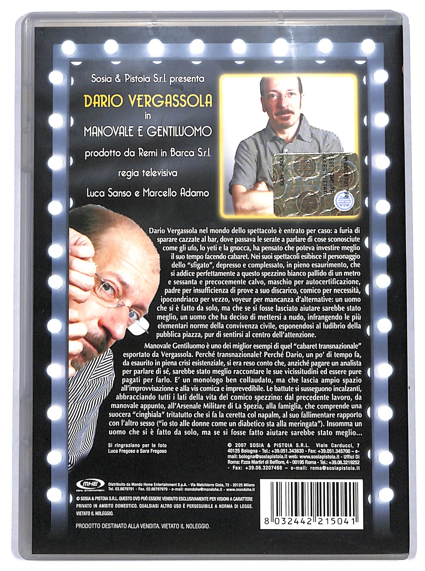 EBOND manovale e gentiluomo DVD D697005