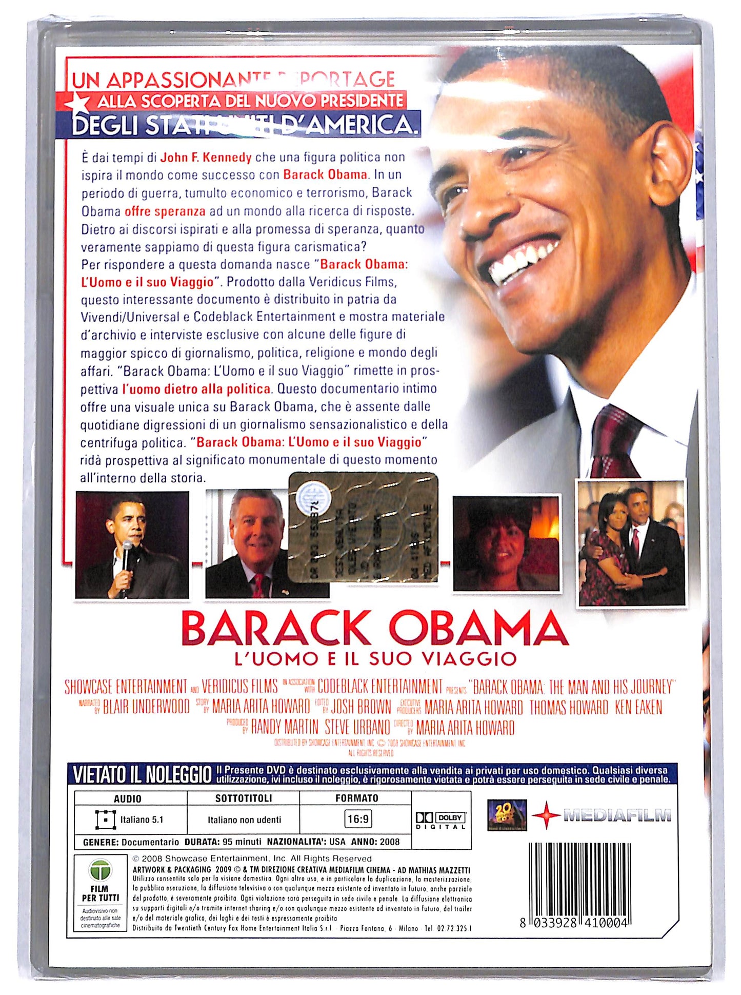 EBOND barack obama - l'uomo e il suo viaggio DVD D697012