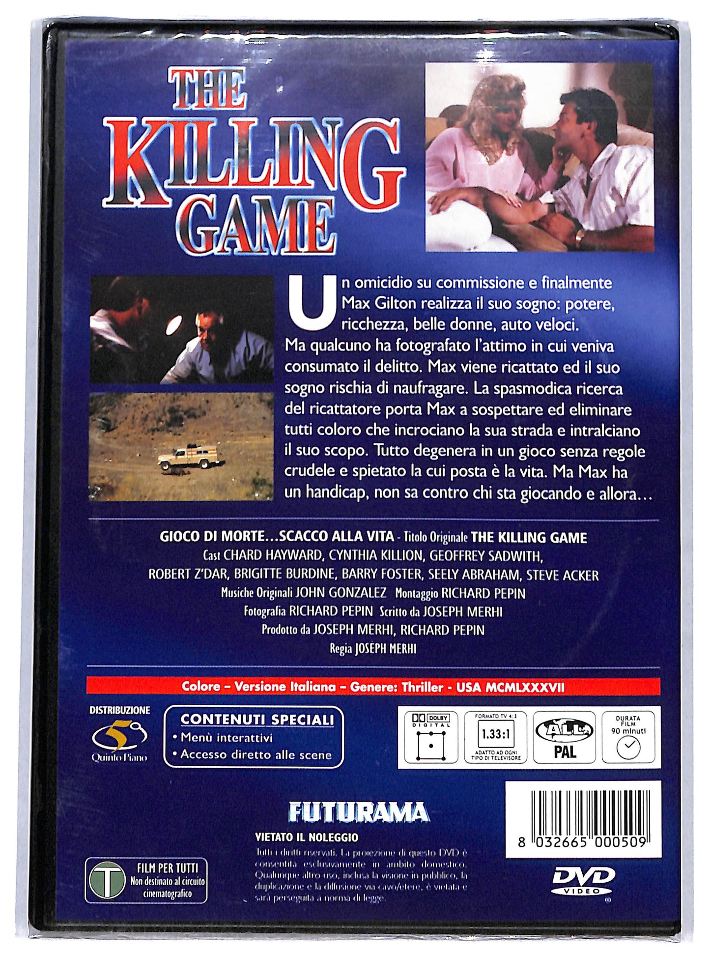 EBOND the killing game DVD D697049