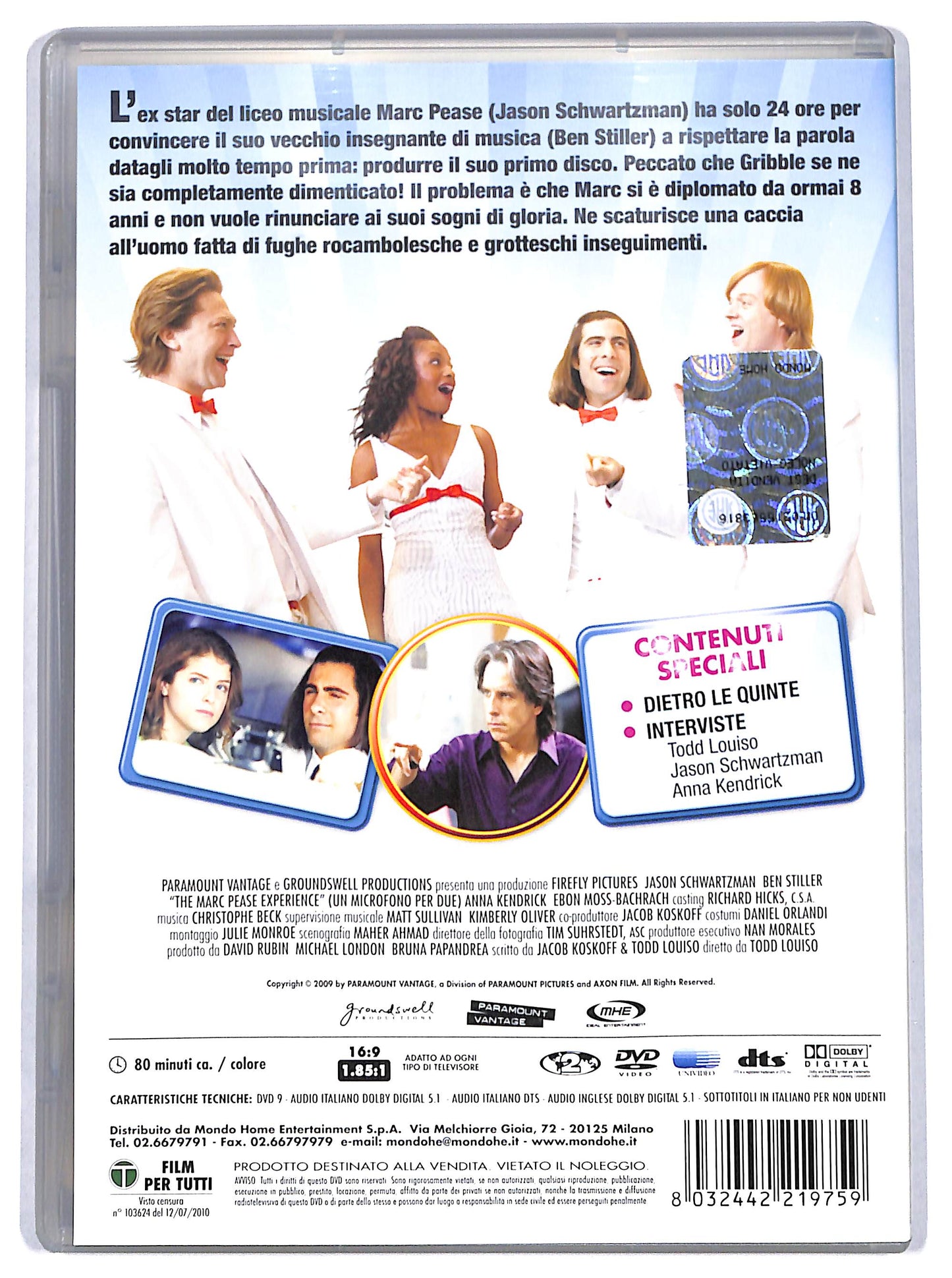 EBOND un microfono per due DVD D697055