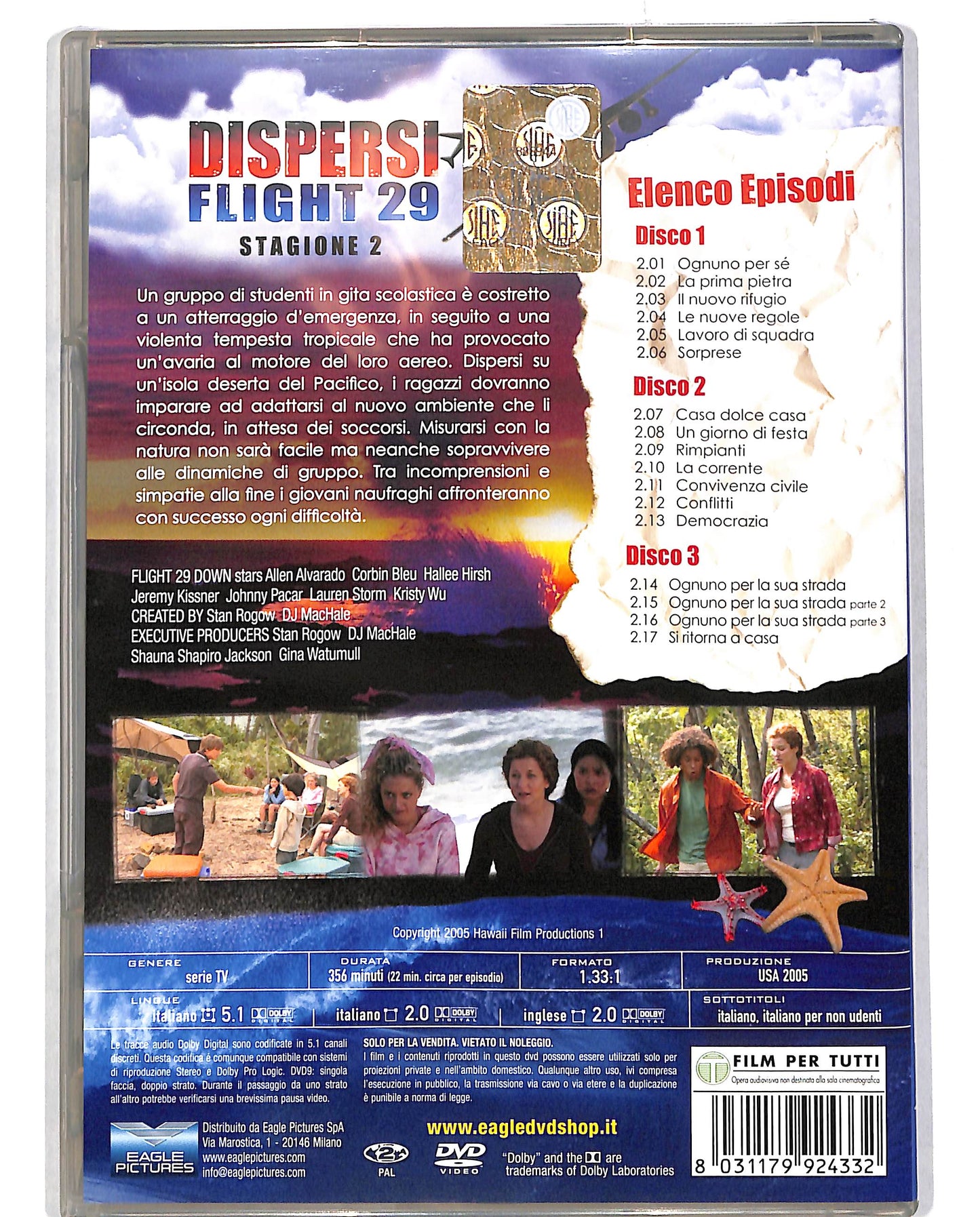 EBOND Dispersi Flight 29 Stagione 2 DVD D697237