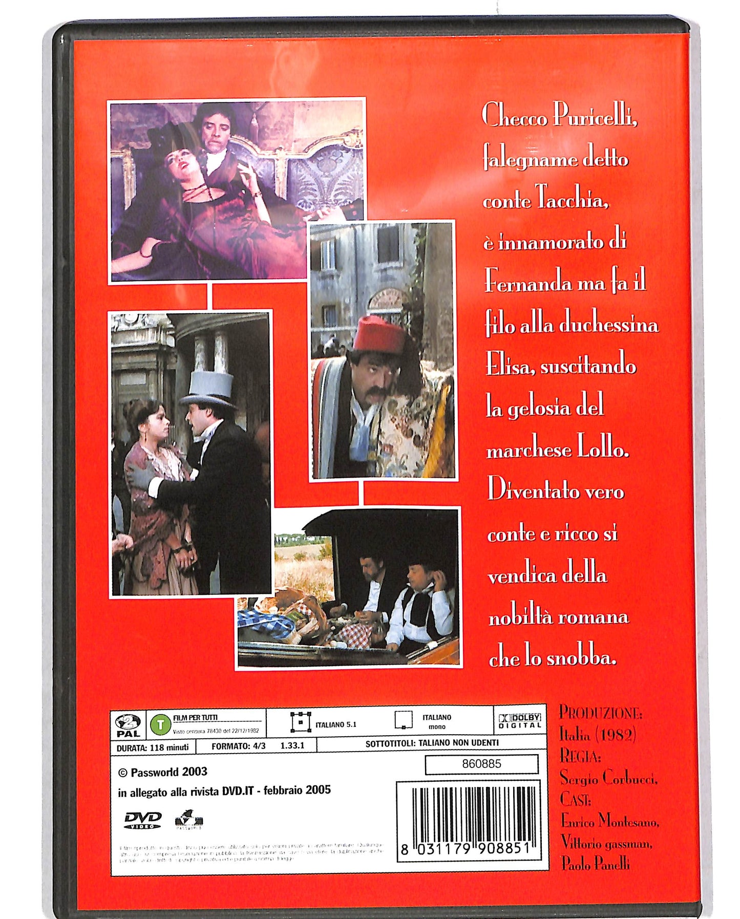 EBOND Il conte Tacchia DVD D697301