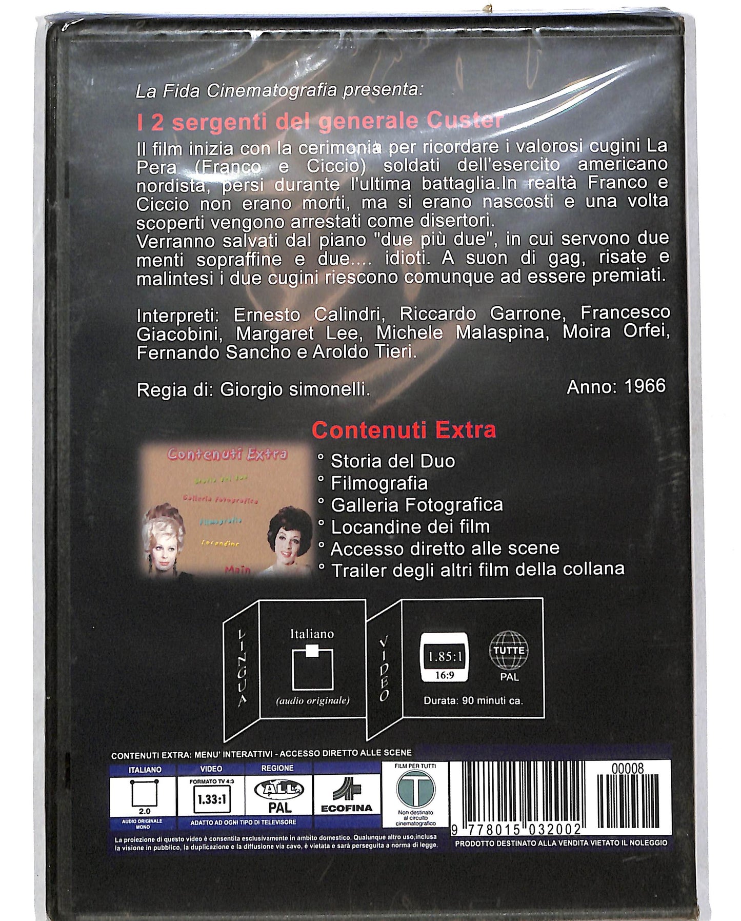 EBOND I 2 sergenti del generale Custer EDITORIALE DVD D697404