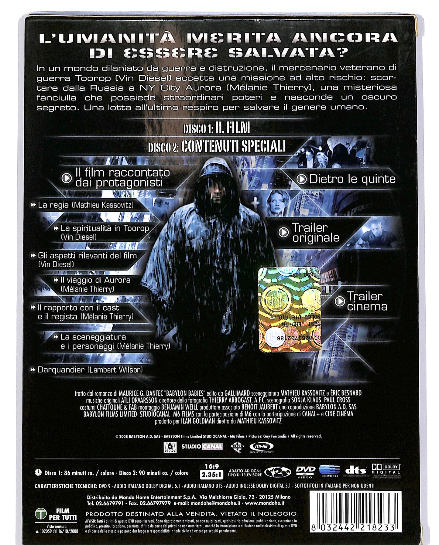 EBOND Babylon A.D DIGIPACK DVD D697520