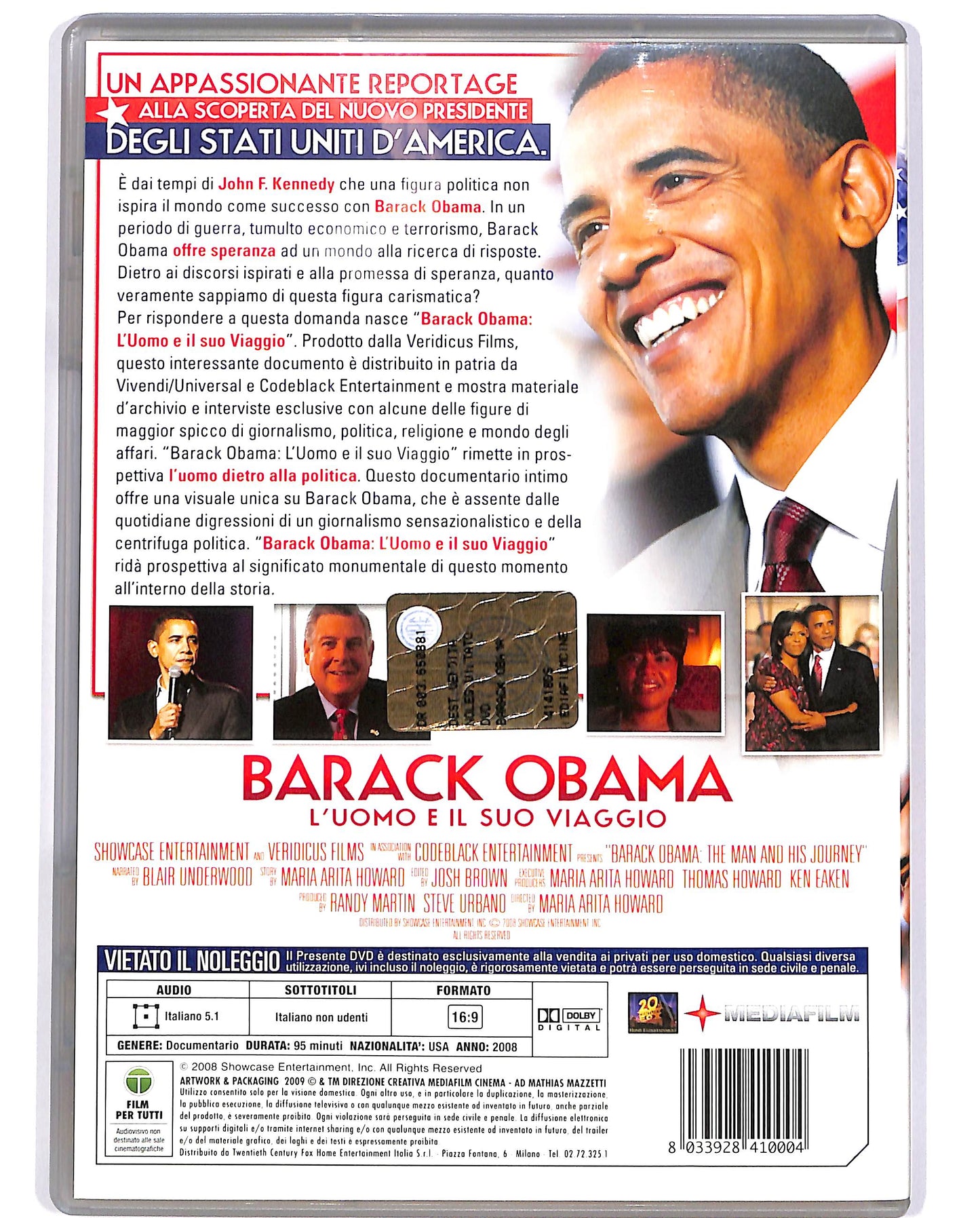 EBOND Barack Obama L'uomo e il suo viaggio DVD D697524