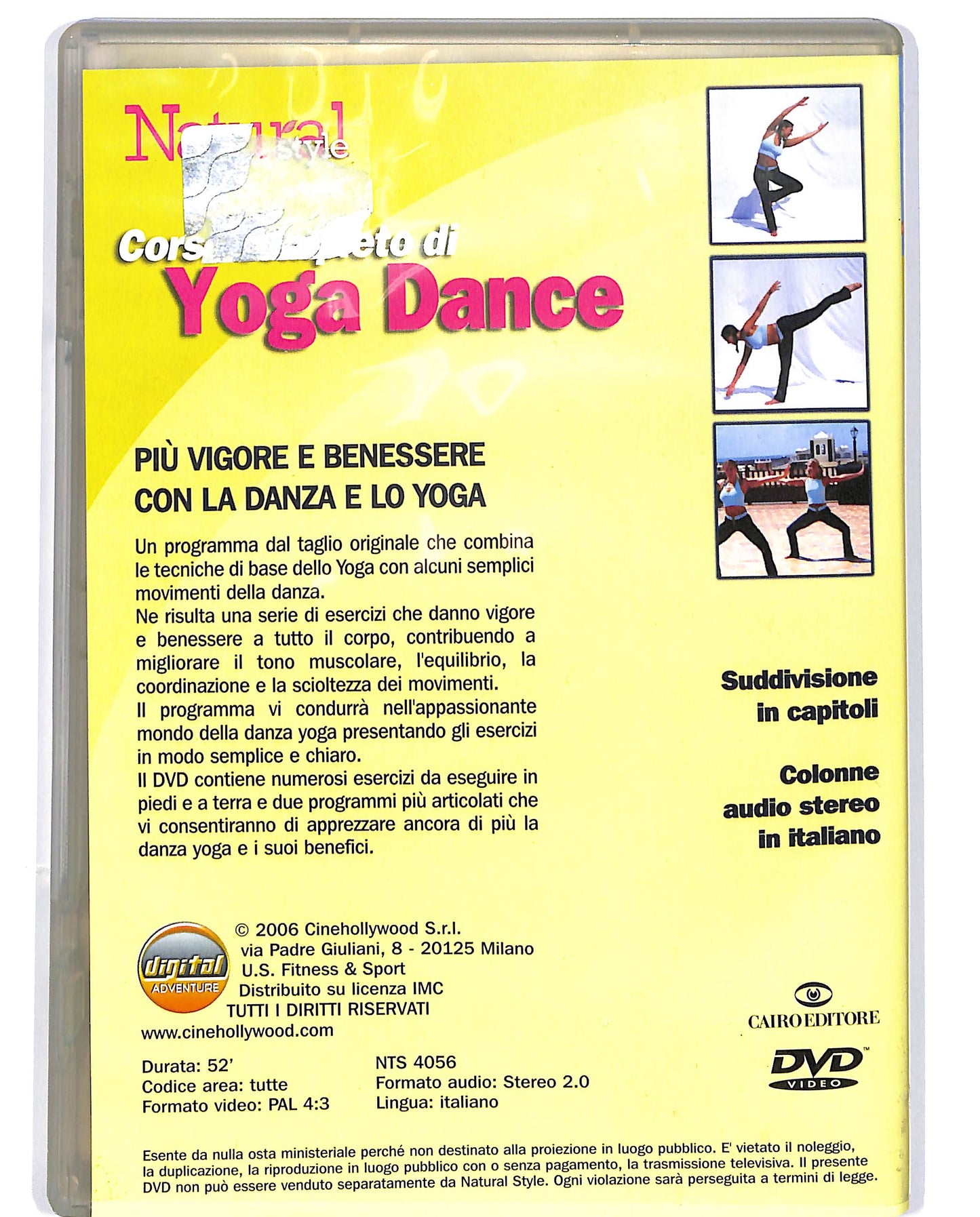 EBOND Yoga dance EDITORIALE DVD D697561