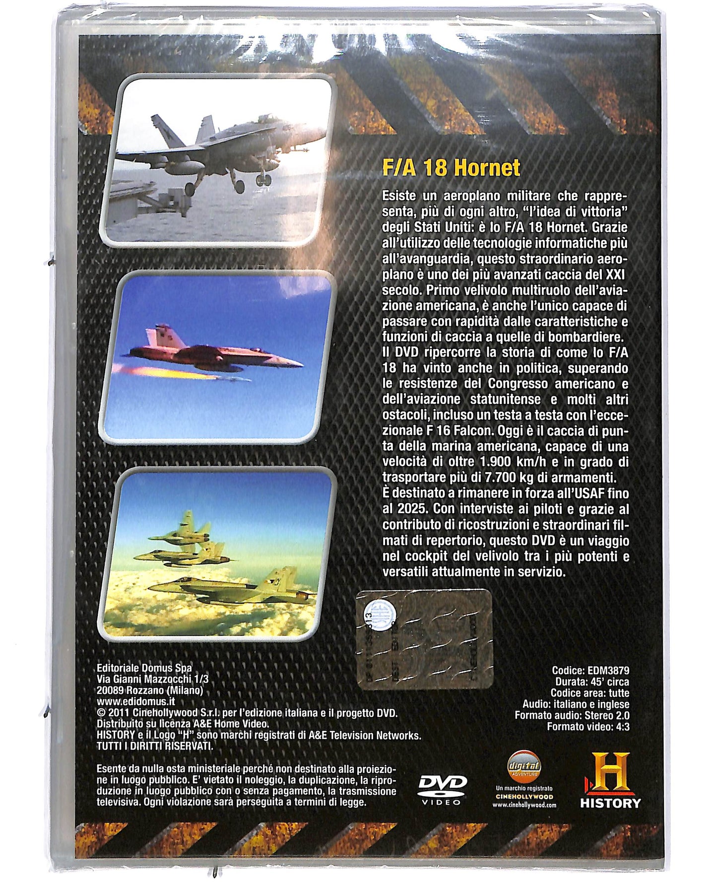 EBOND F/A 18 Hornet slimcase EDITORIALE DVD D697647
