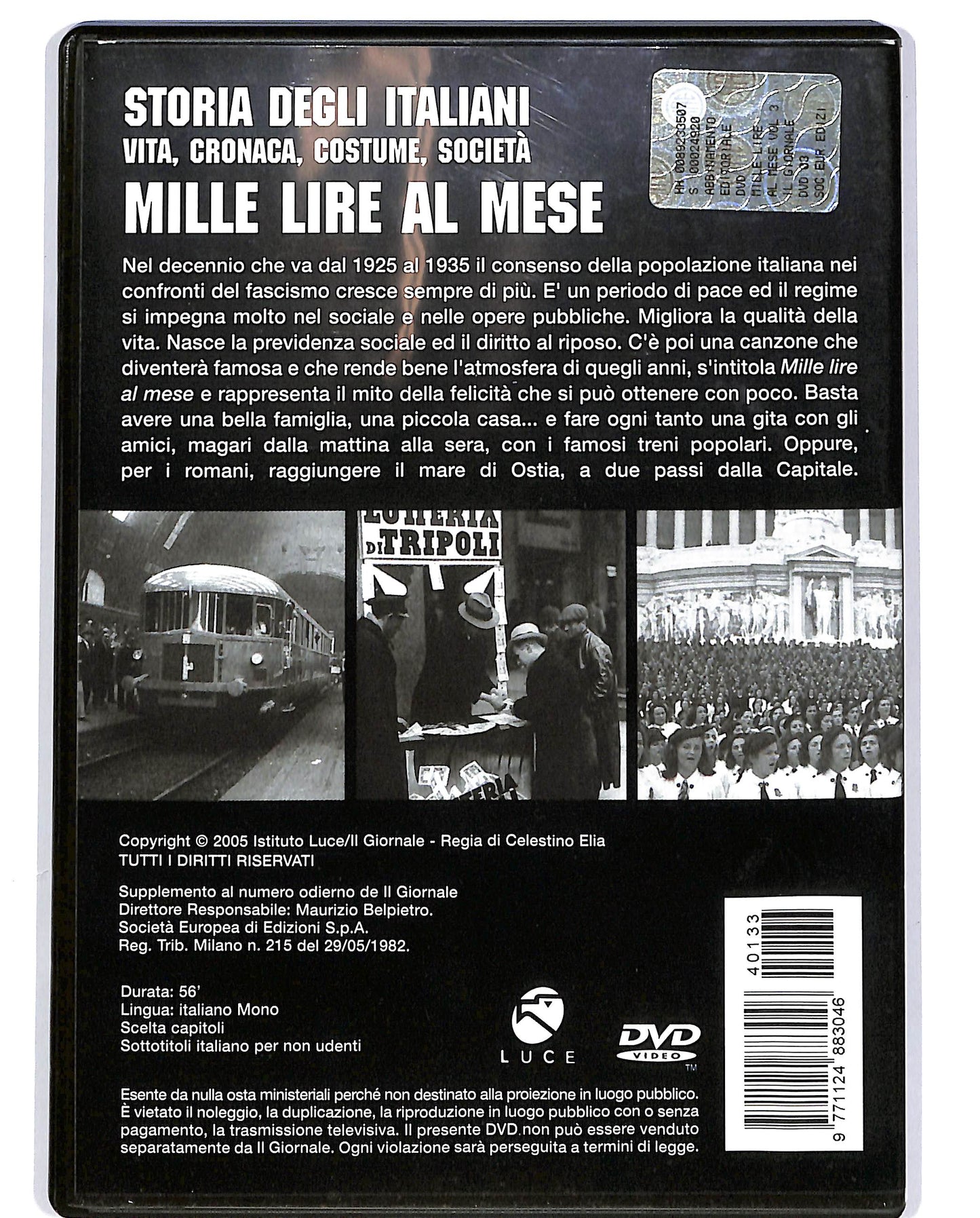 EBOND Mille lire al mese vol.3 Storia degli italiani EDITORIALE DVD D697655