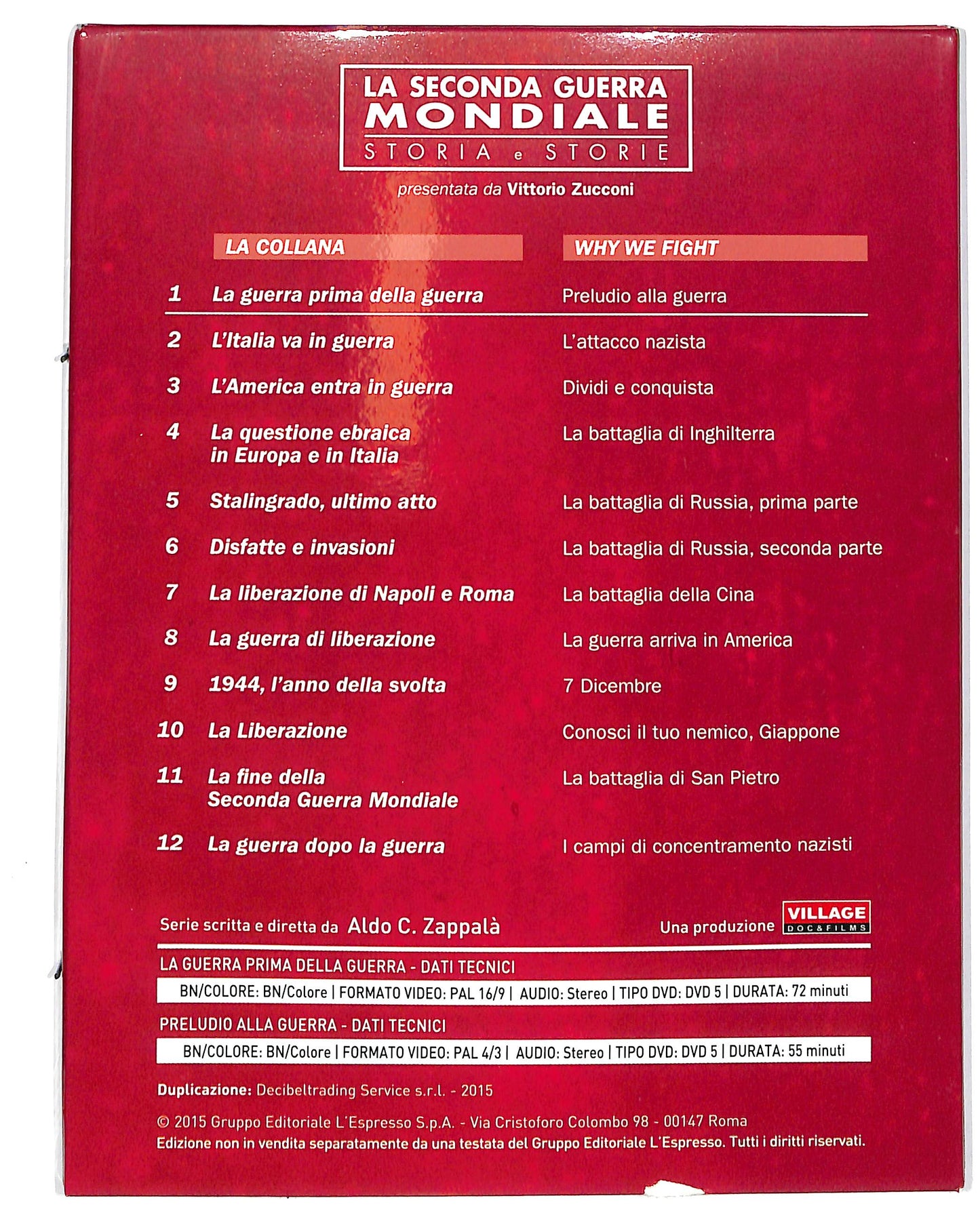 EBOND La guerra prima della guerra Vol.1 EDITORIALE DVD D697662