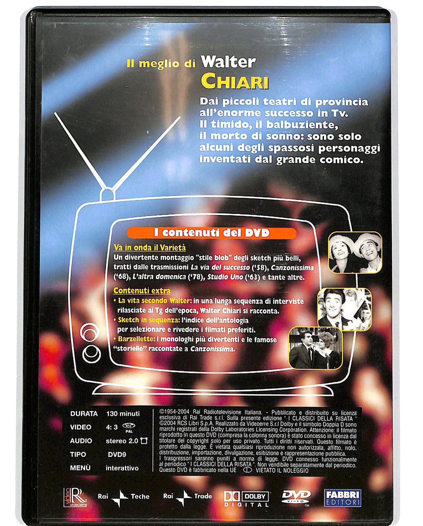 EBOND Il meglio di Walter Chiari EDITORIALE DVD D697709