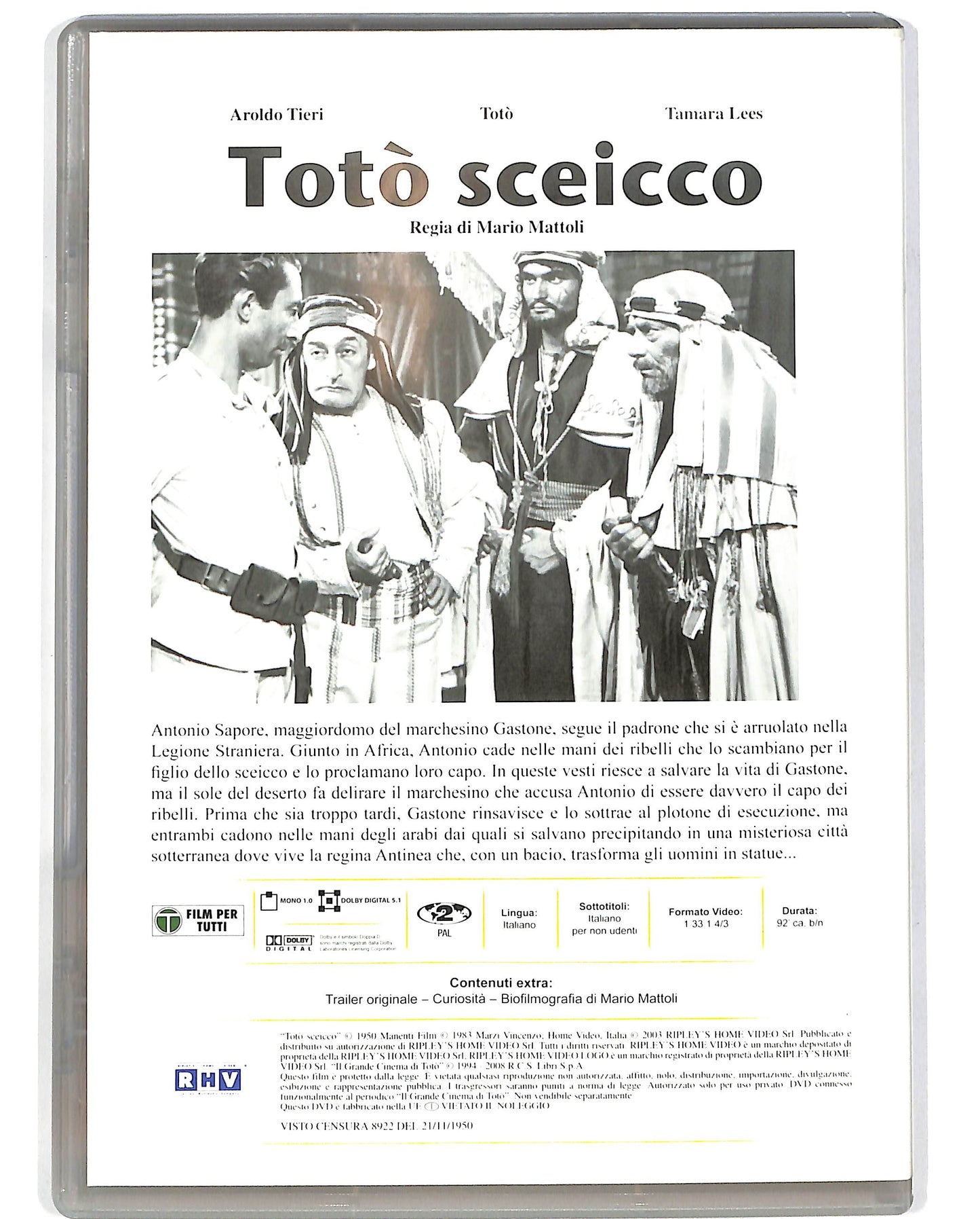 EBOND Toto sceicco vol.15 EDITORIALE DVD D697742