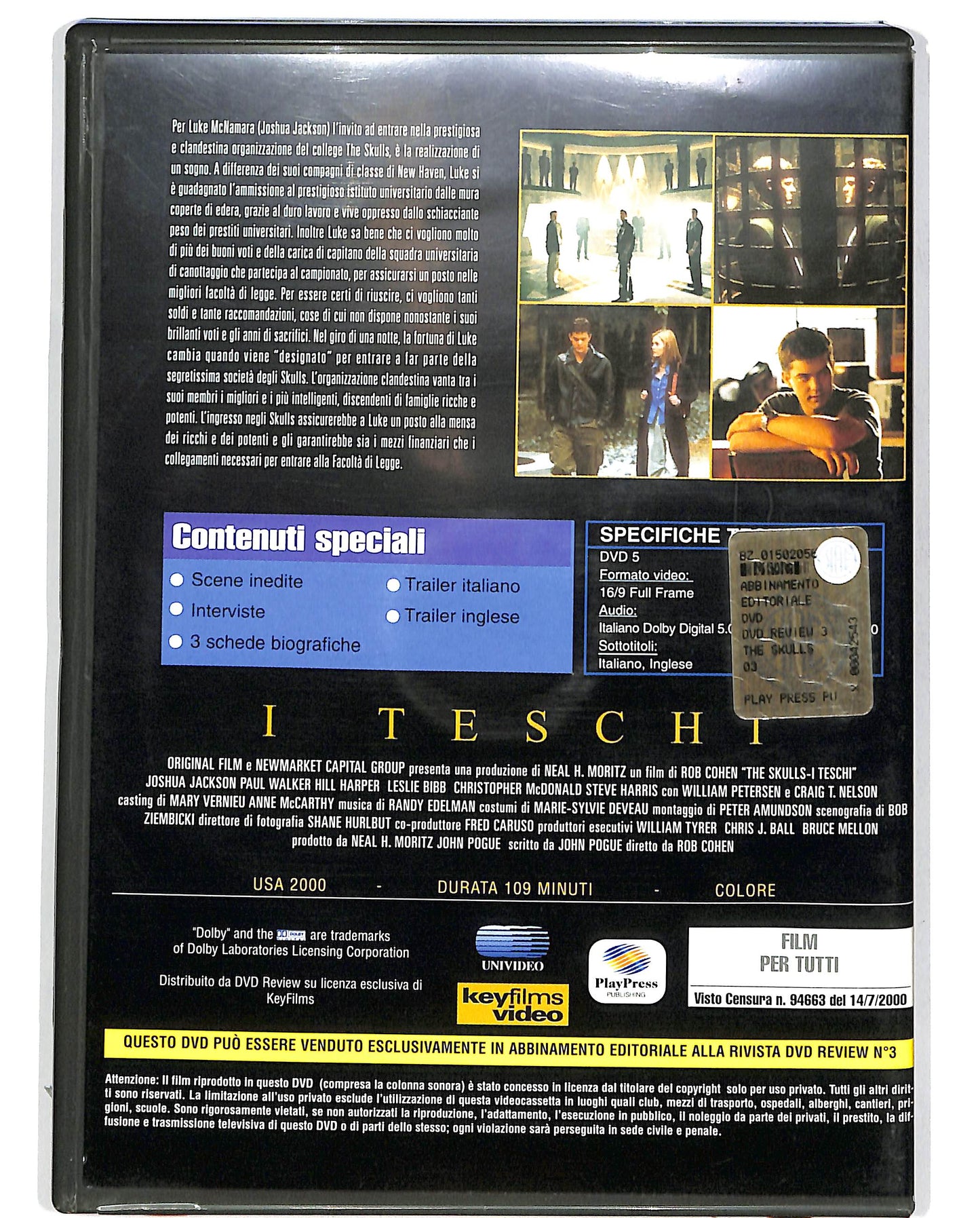 EBOND The Skulls - I teschi EDITORIALE DVD D697763