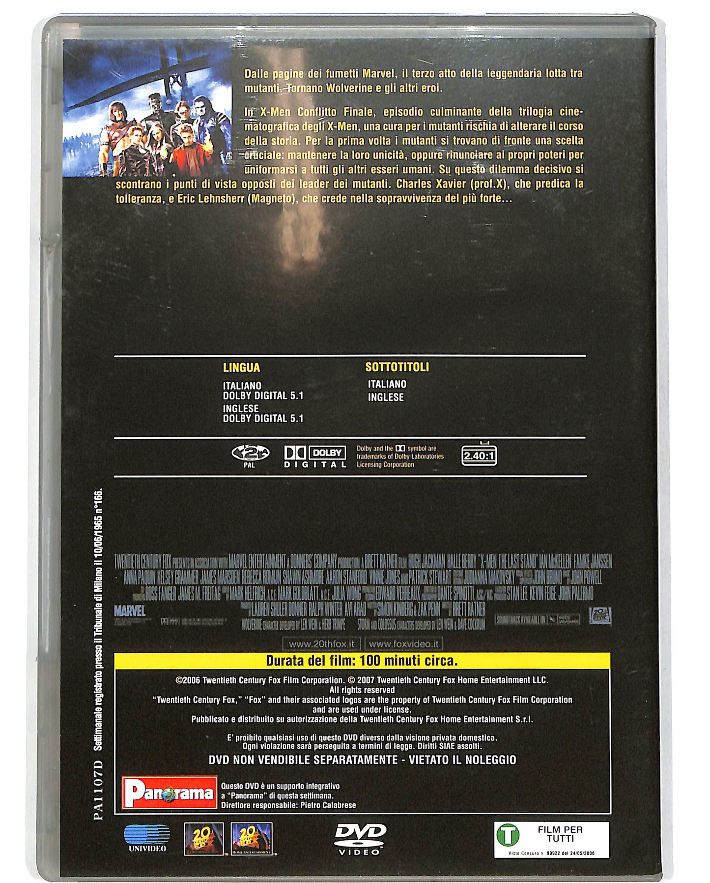 EBOND X-MEN Conflitto finale DVD D697804